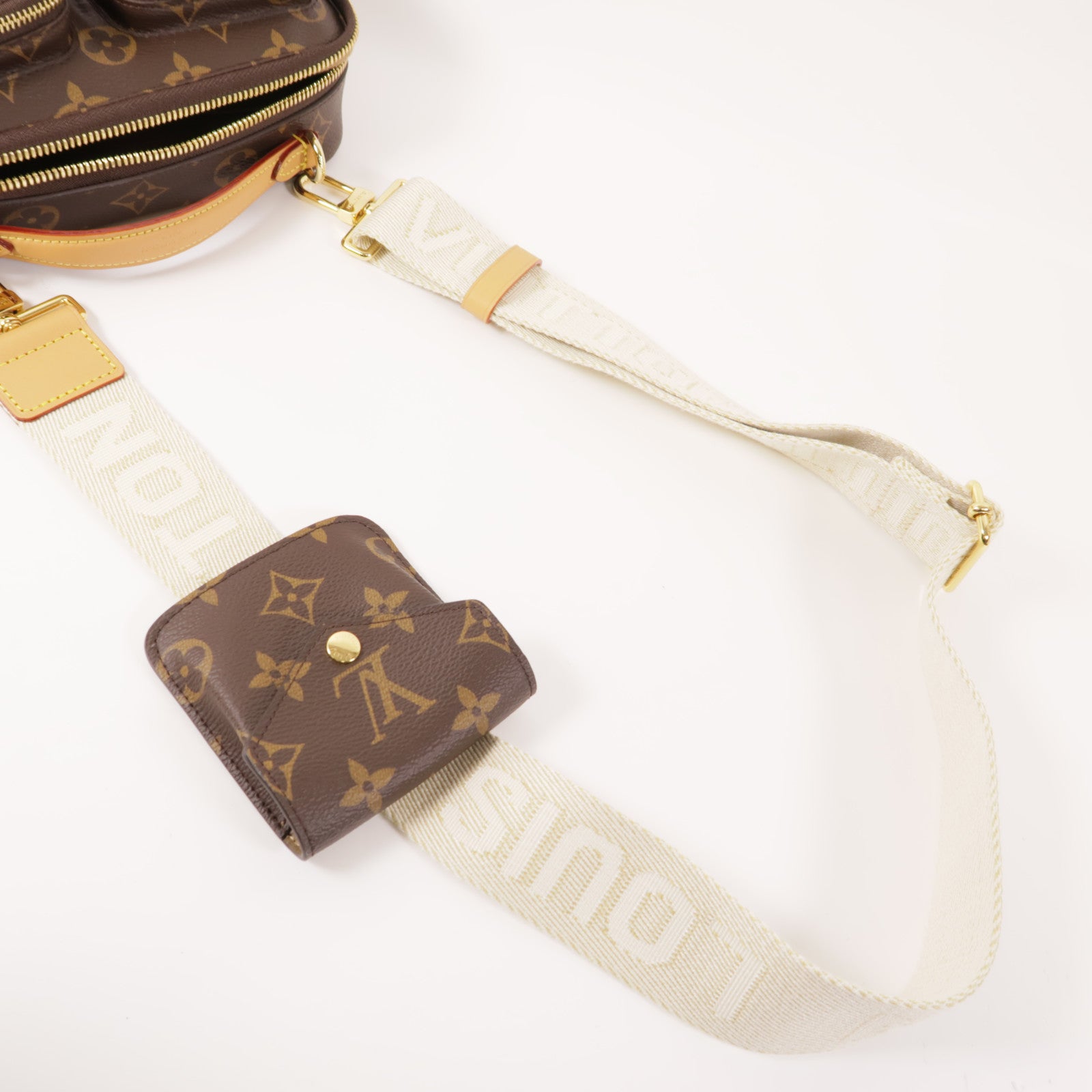 LOUIS VUITTON LV GHW Utility 2 Way Shoulder Bag Handbag M80446 Monogram Brown