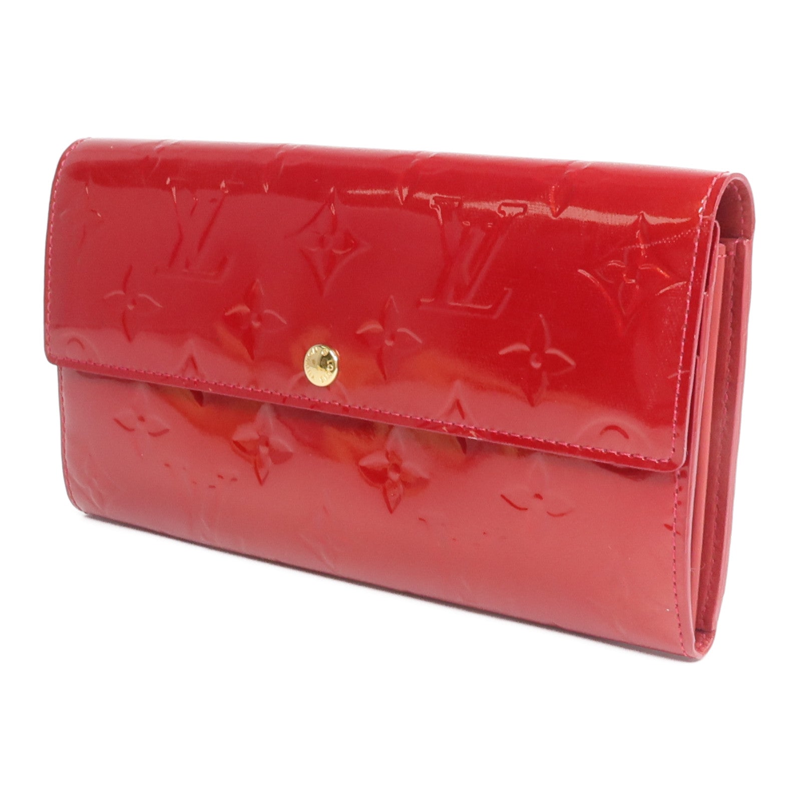 LOUIS VUITTON Monogram Vernis Portefeuille Sarah長錢包