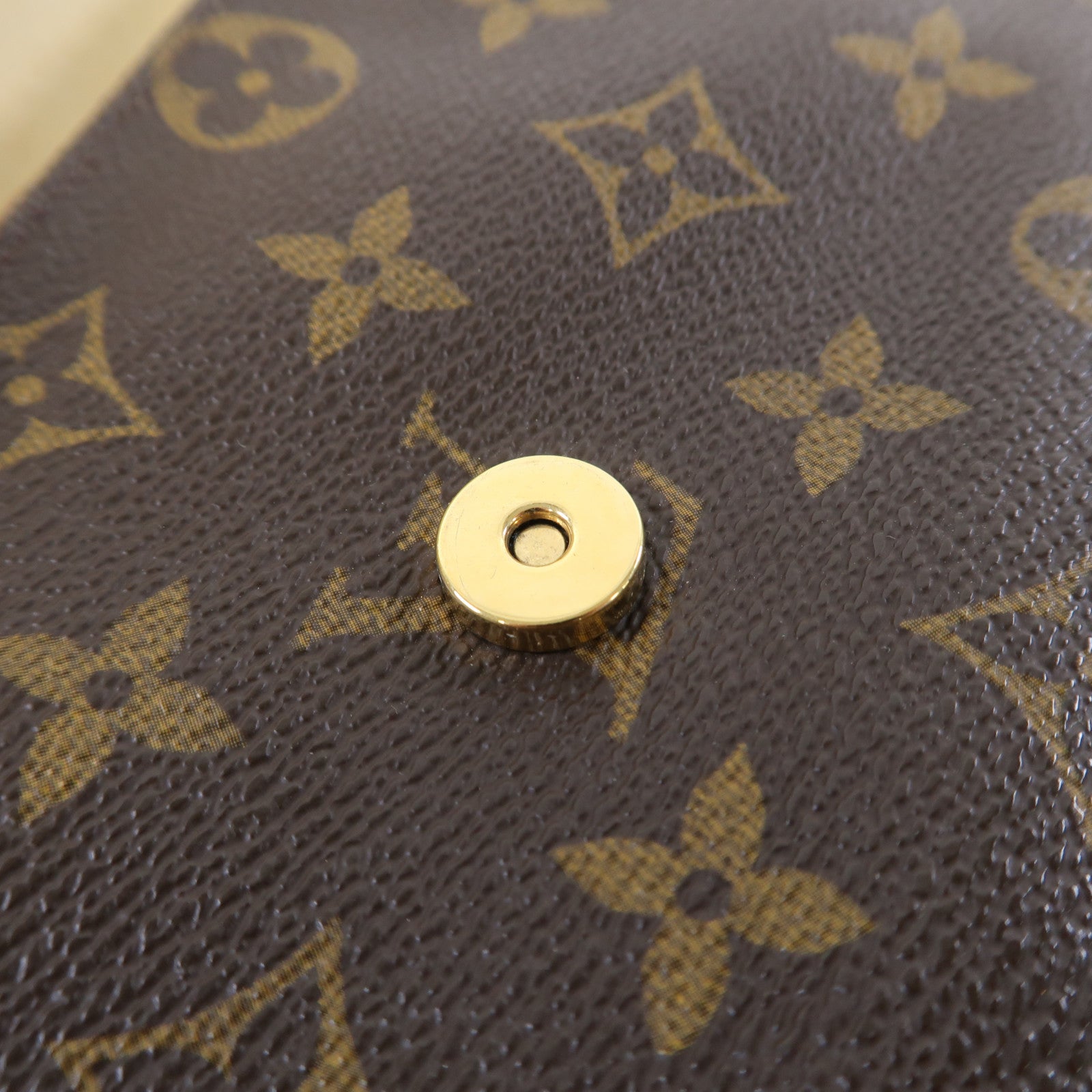 LOUIS VUITTON 【激減優惠】Monogram Pochette Twin GM金扣肩背袋啡色