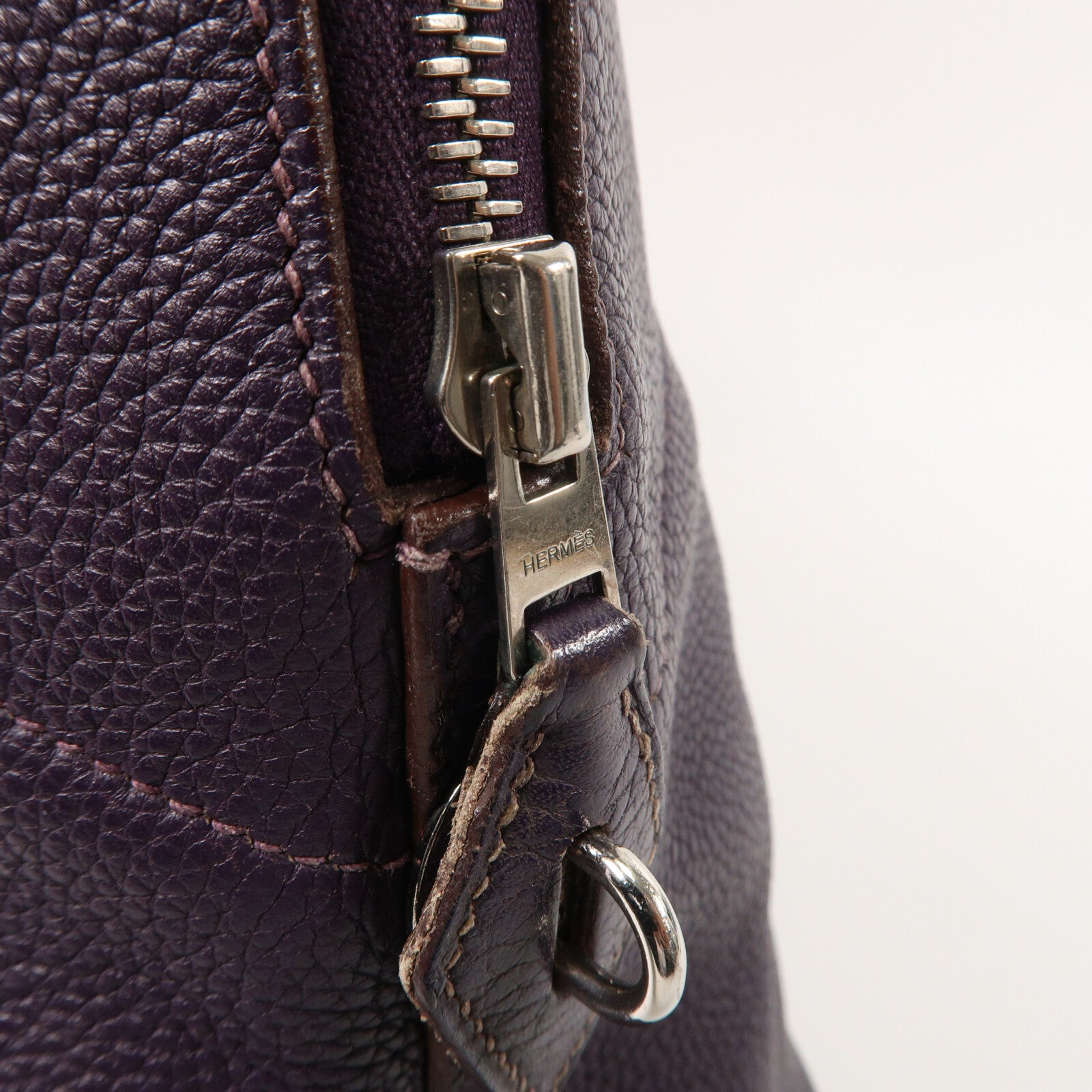 HERMES Clemence皮革Bolide 37手挽袋