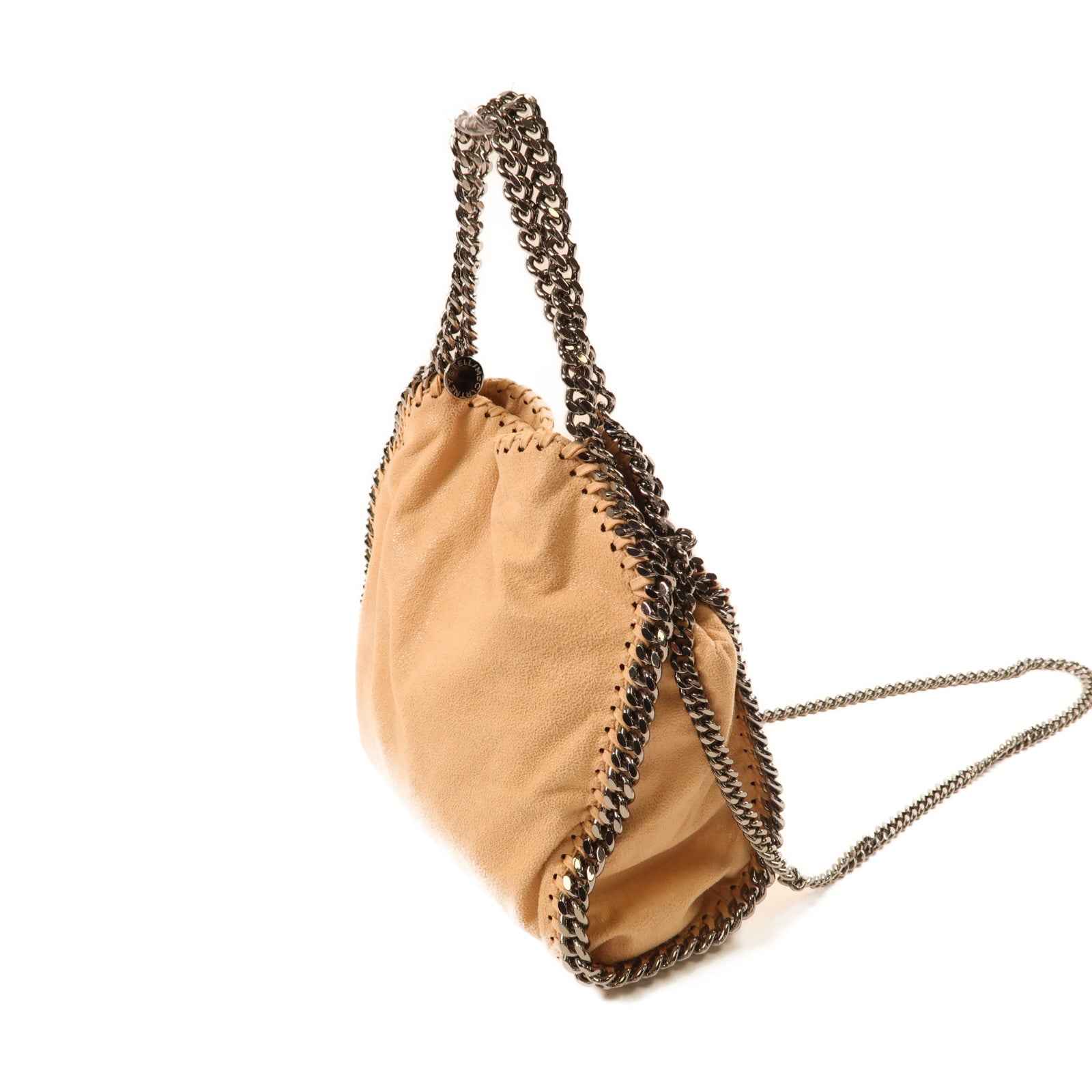 SELECTION Shaggy Deer Fabric Stella Mccartney銀扣鏈帶肩背袋粉紅色