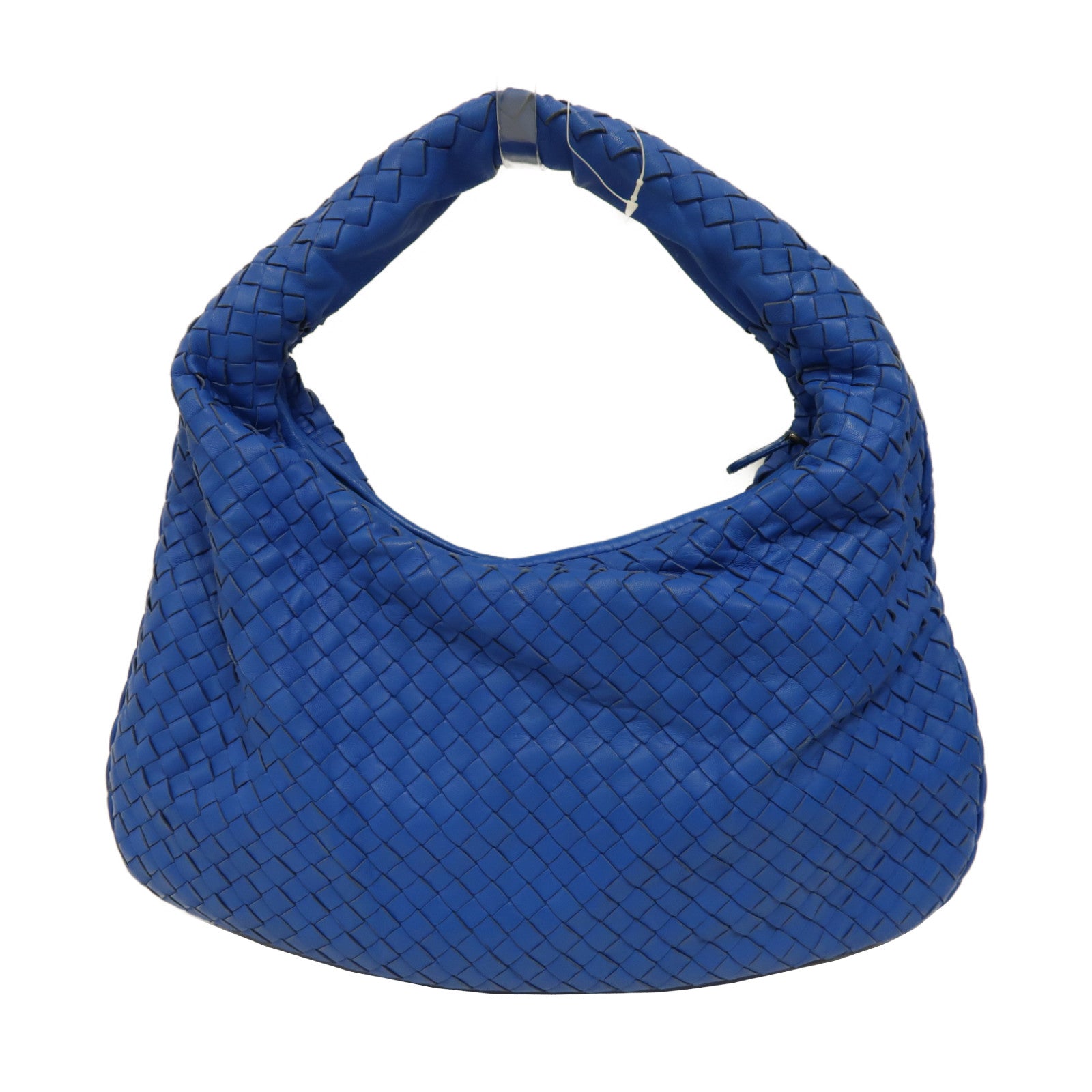 BOTTEGA VENETA 織紋皮革Shoulder Bag肩背袋藍色