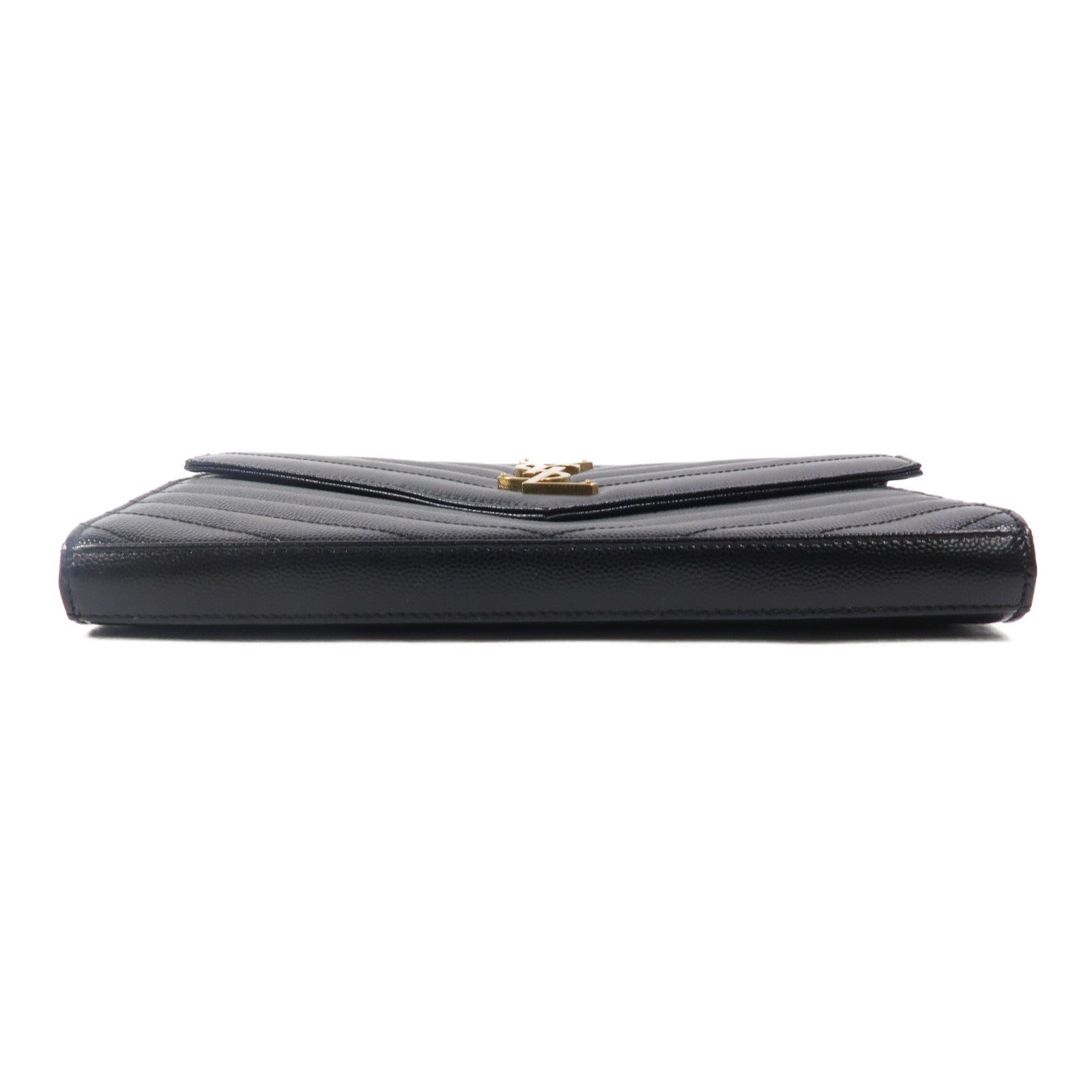 SAINT LAURENT 牛皮皮革Cassandre Envelope鏈帶肩背袋