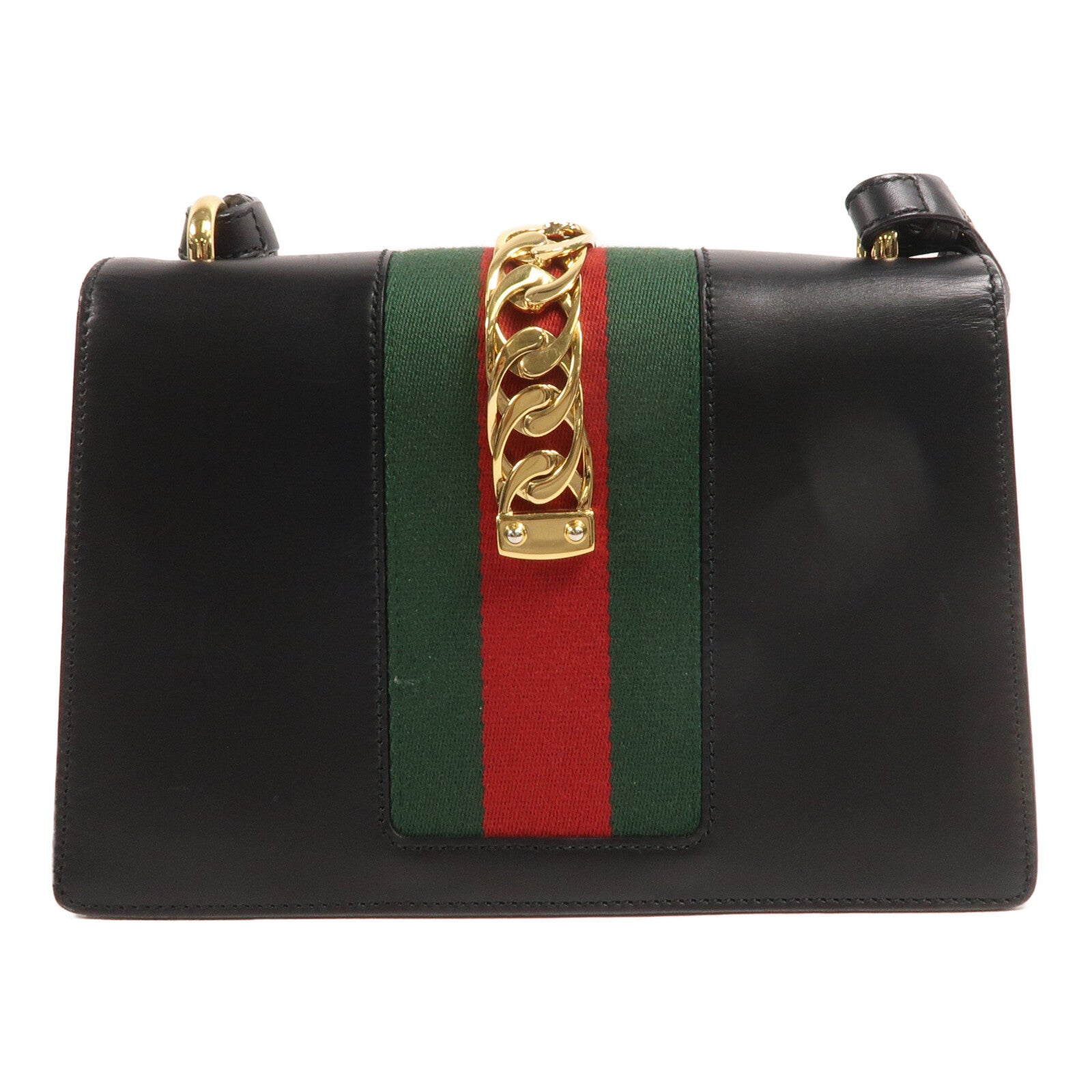 GUCCI 牛皮皮革Sylvie Small肩背袋