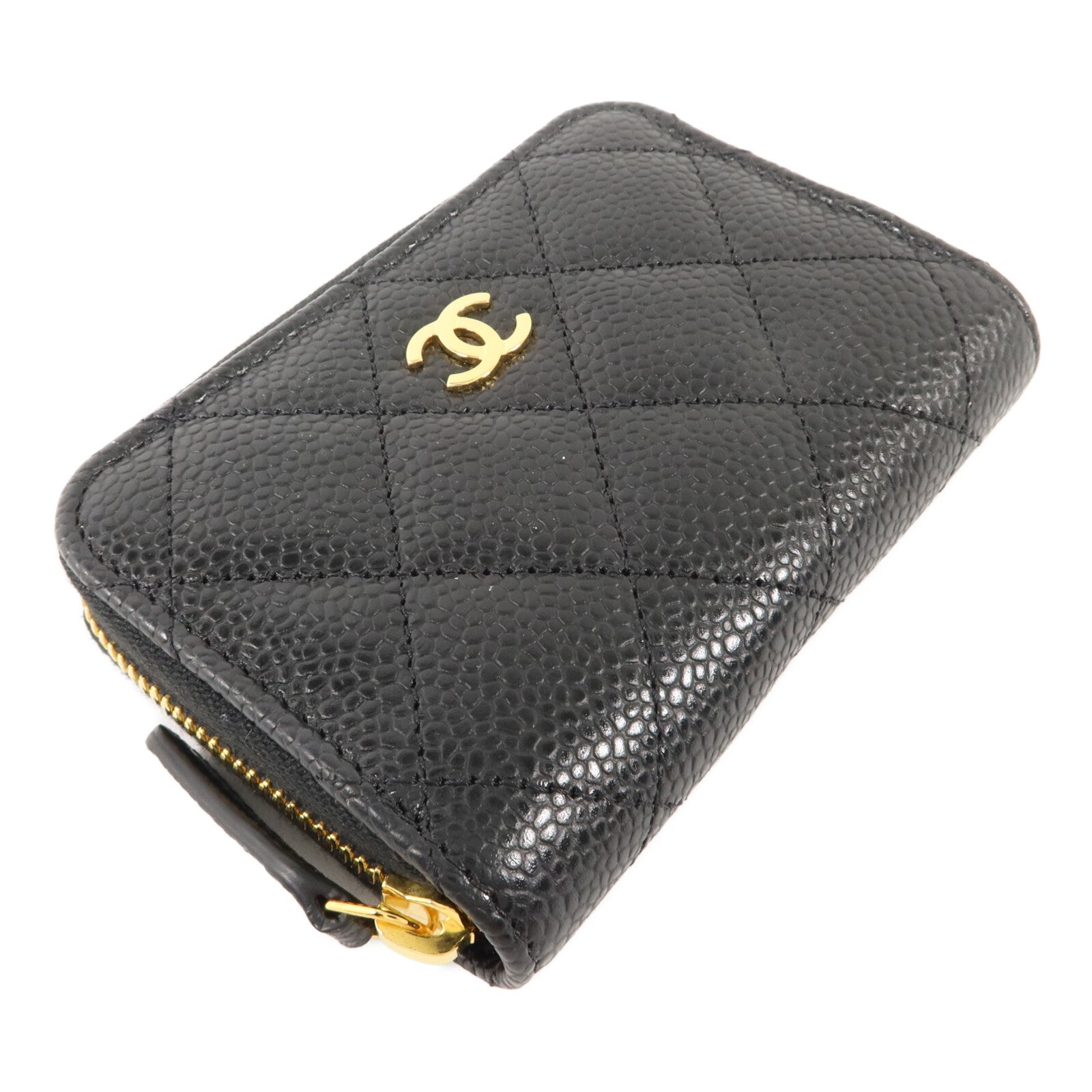 CHANEL 牛皮皮革Classic Zipped Coin Purse零錢包