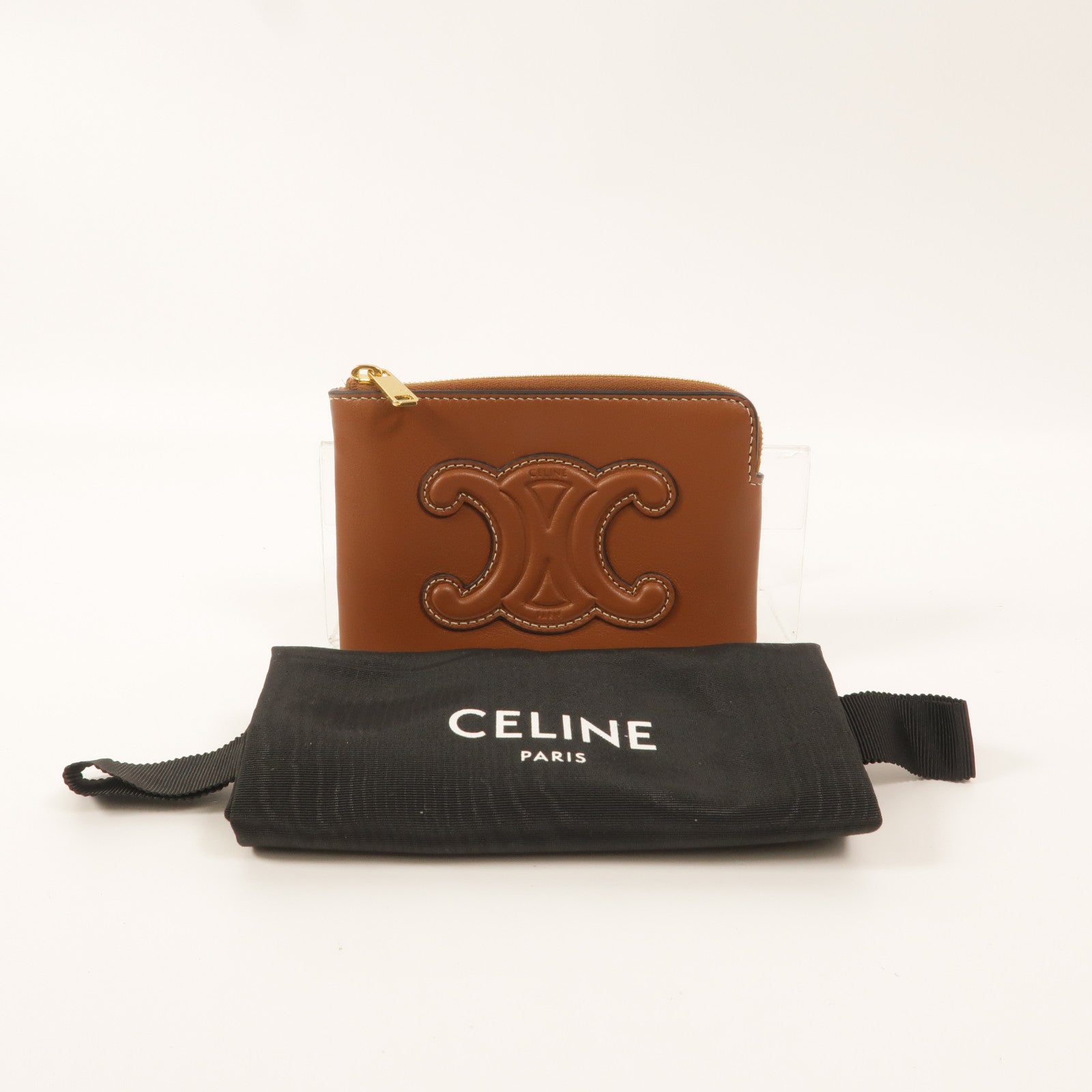 CELINE 牛皮皮革Coin and Card Pouch零錢包