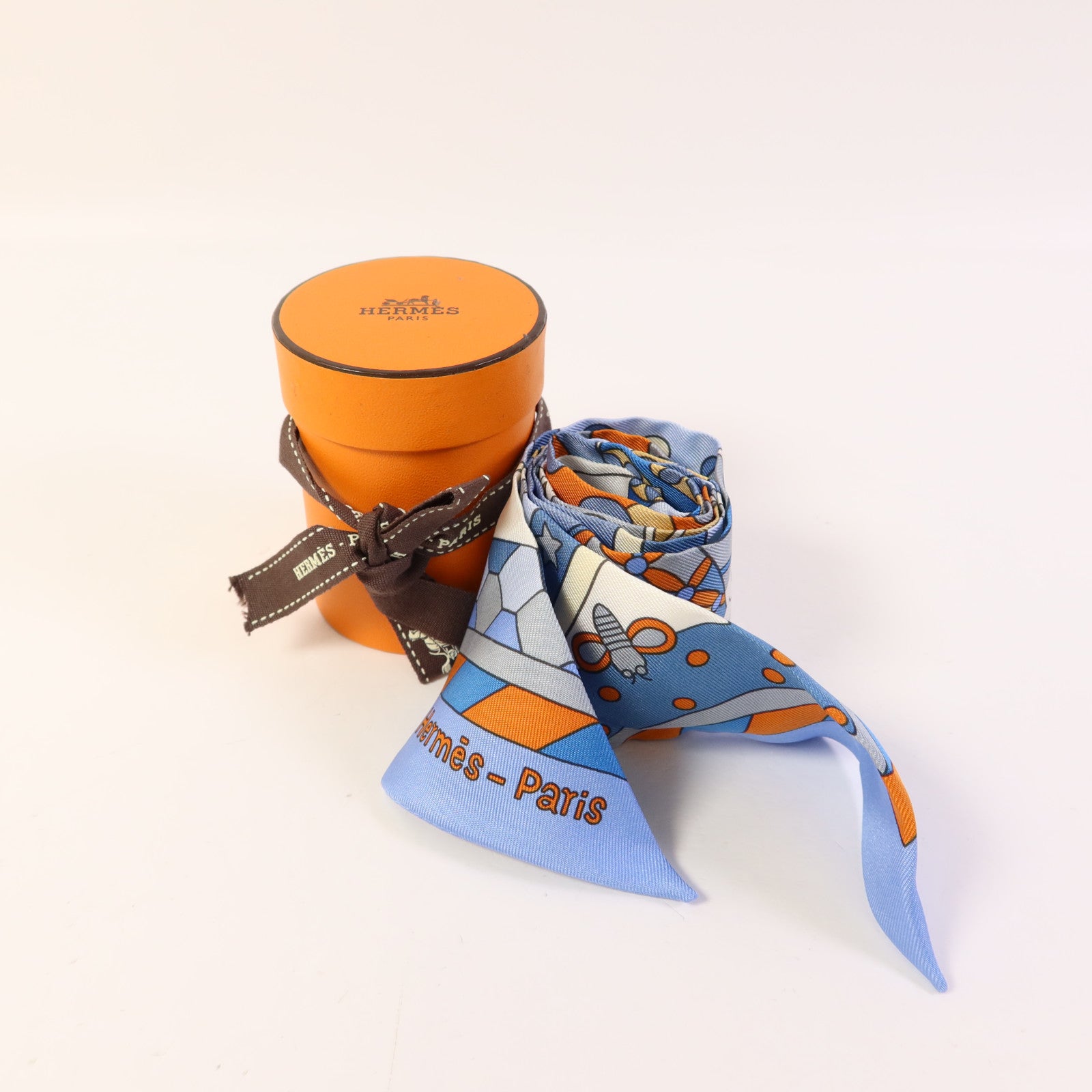 HERMES 絲質Twilly絲巾