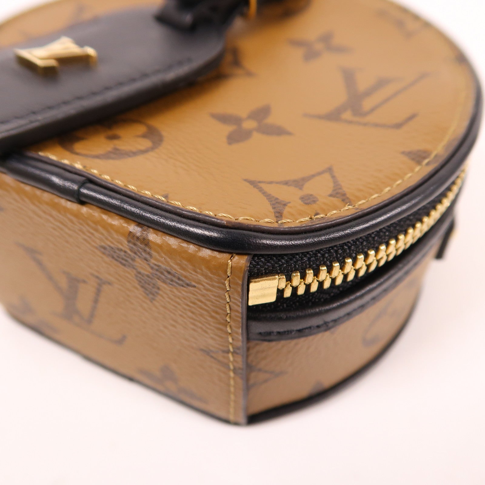 LOUIS VUITTON LV GHW Mini Boite Chapeau 2 Way Bag M68276 Monogram Reverse