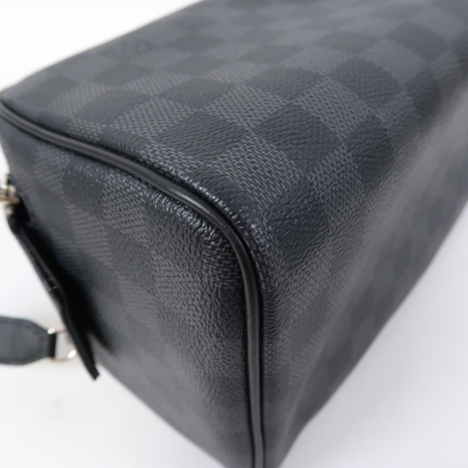 LOUIS VUITTON Damier Graphite Dopp Kit Toilet Pouch手拿包黑色
