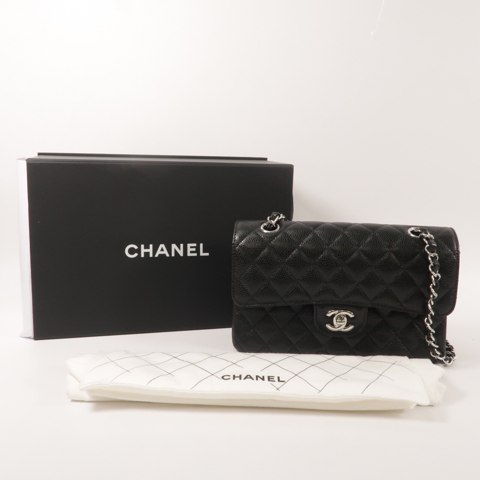 CHANEL 牛皮皮革Classic 23鏈帶肩背袋