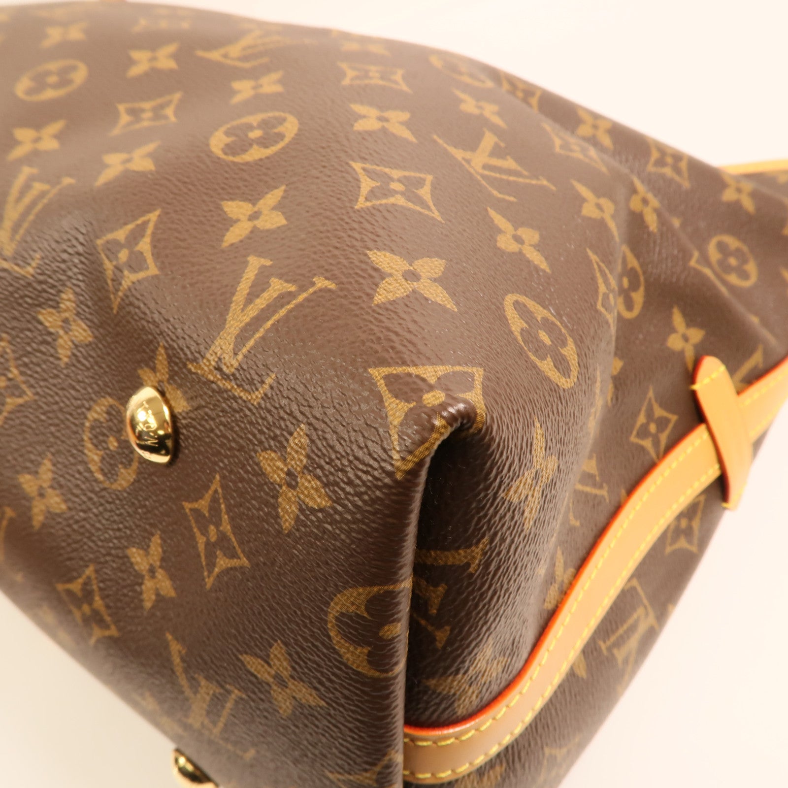 LOUIS VUITTON Monogram Carry All MM金扣肩背袋