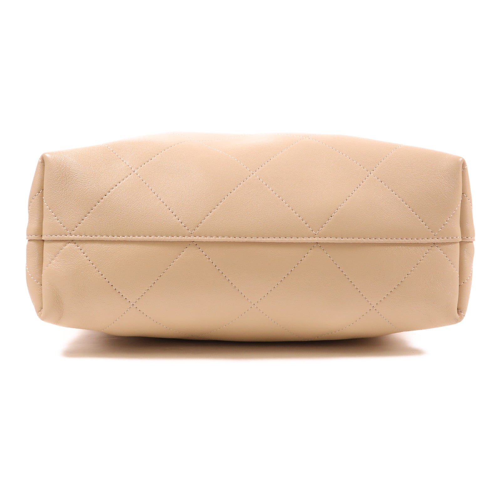 CHANEL 【激減優惠】牛皮皮革Hobo Bag金扣鏈帶肩背袋