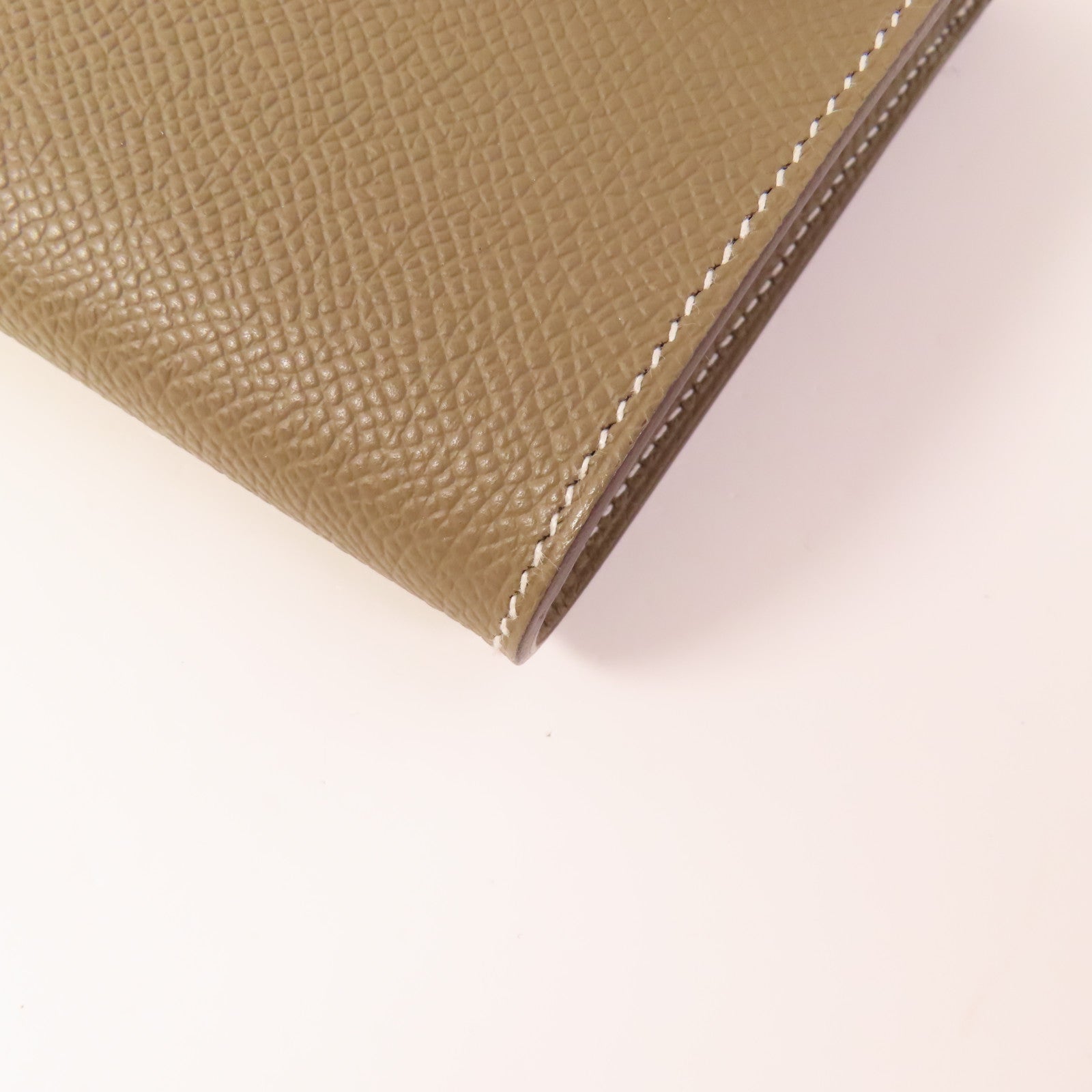 HERMES PHW Kelly To Go Shoulder Bag Epsom Leather Etoupe