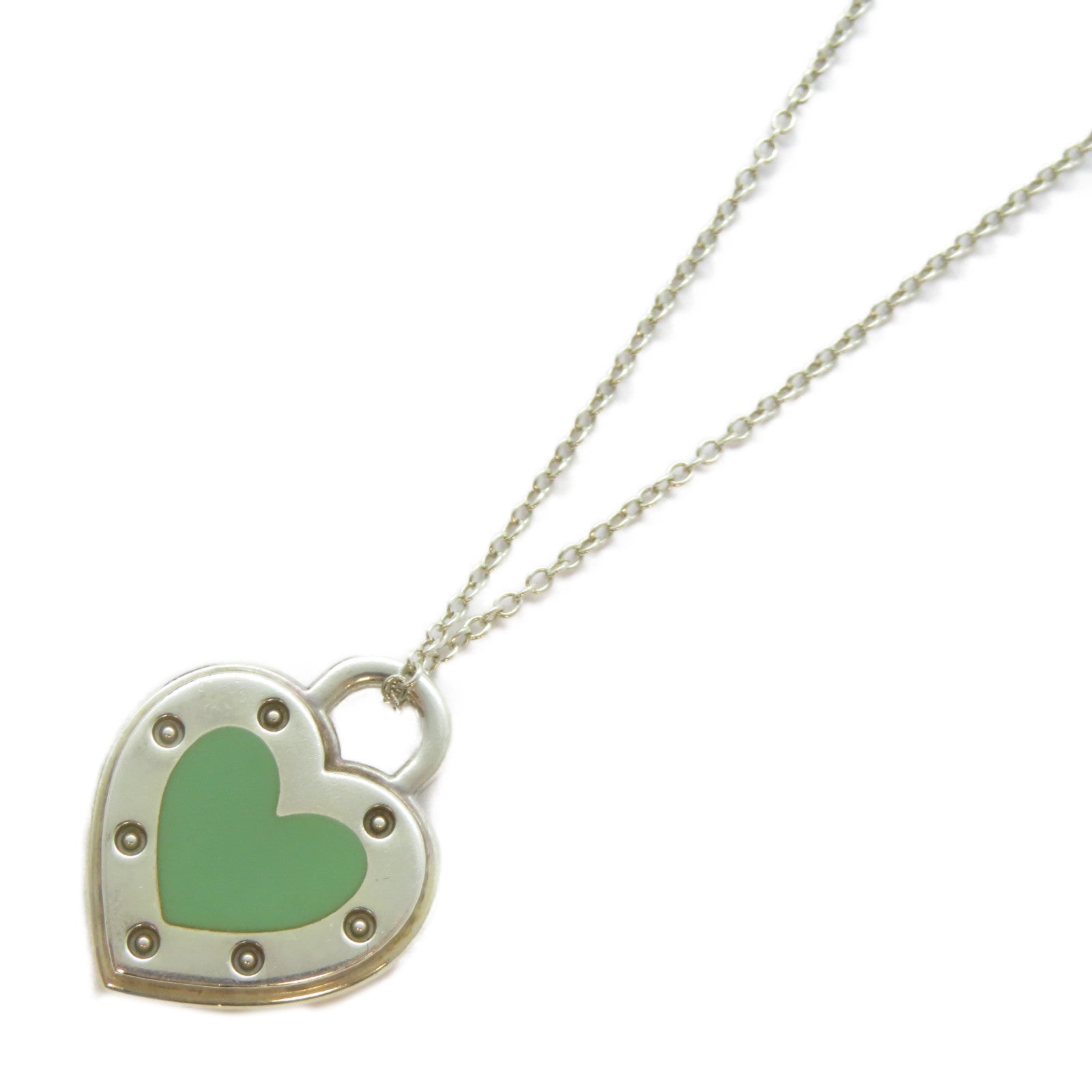 TIFFANY＆CO 925純銀Love Heart Necklace項鍊