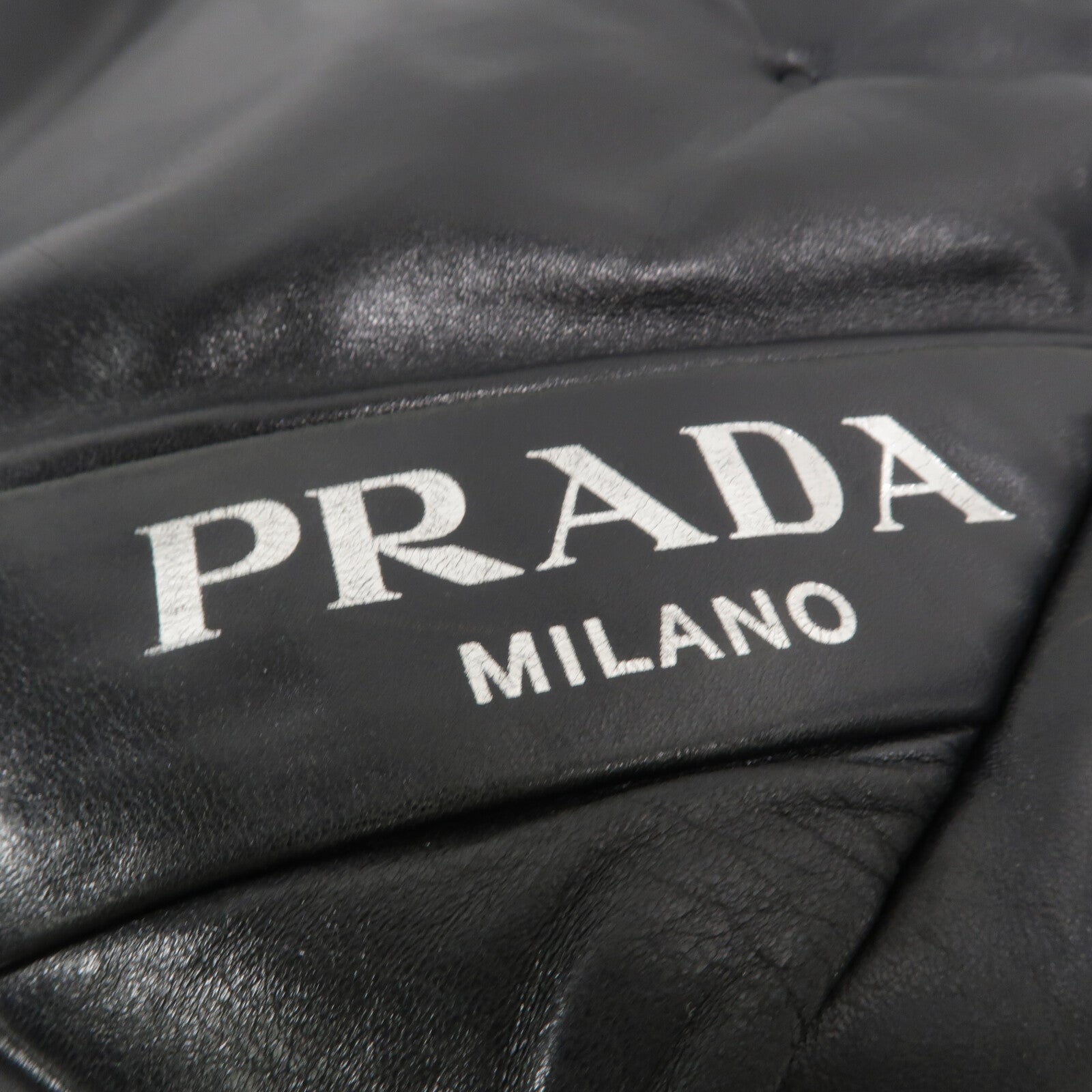 PRADA 牛皮皮革Boston Bag肩背袋