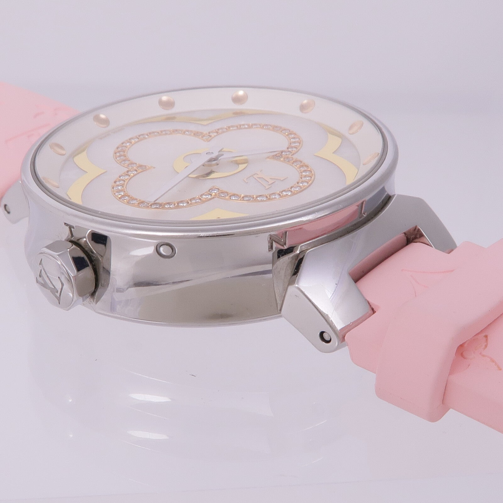 LOUIS VUITTON Tambour Moon Divine MM QA019Z