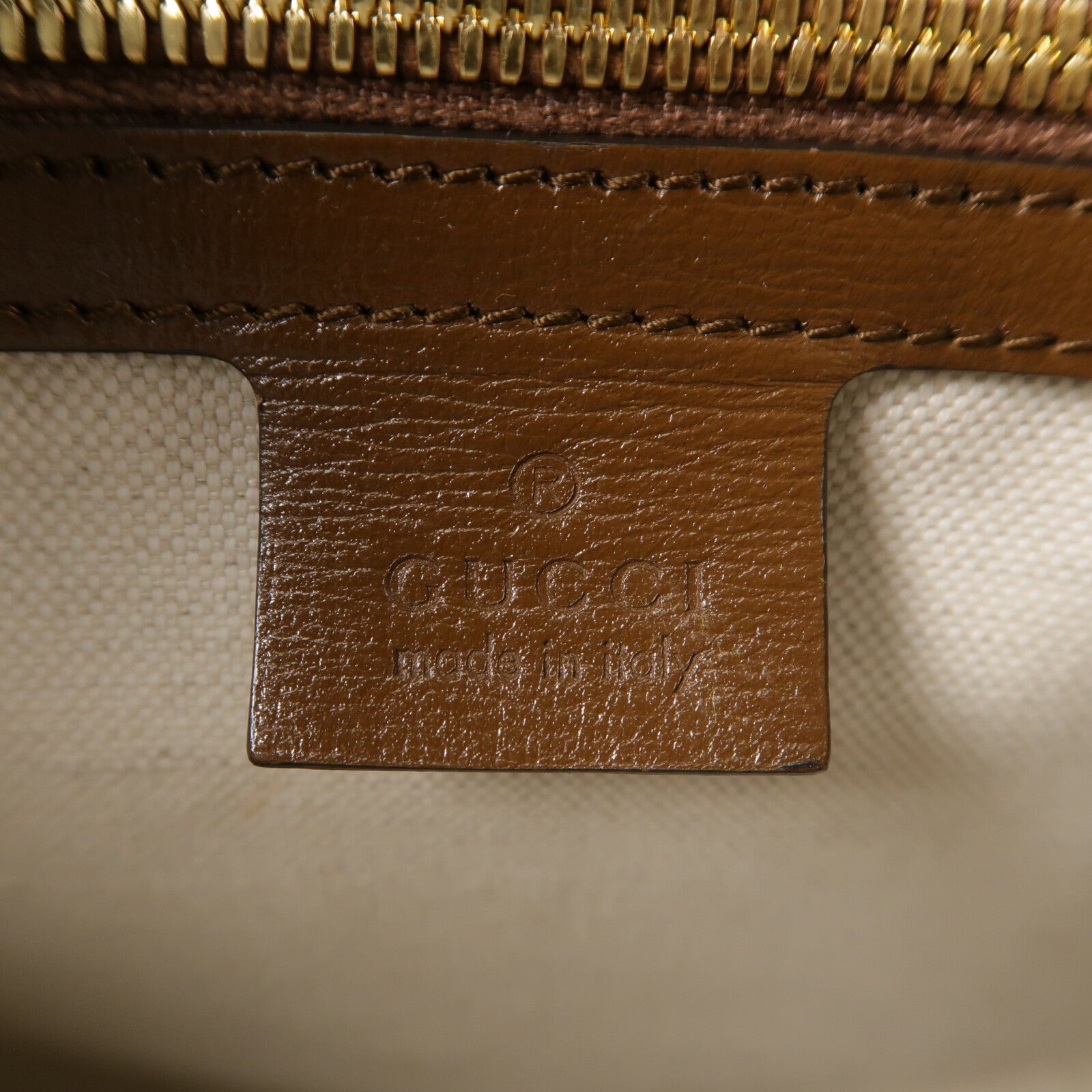 GUCCI 塗層帆布GG Retro Tote金扣手挽肩背兩用袋
