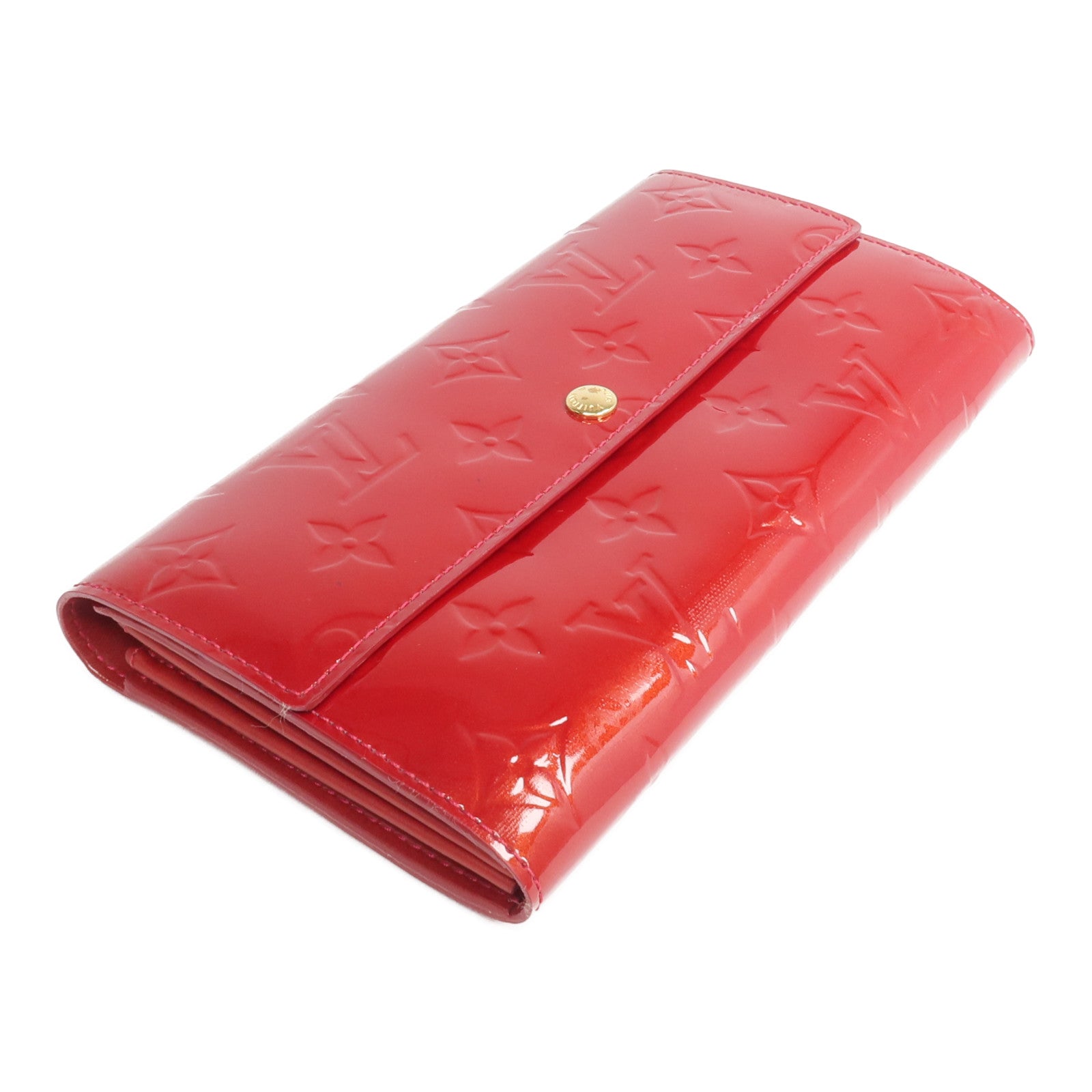 LOUIS VUITTON Monogram Vernis Portefeuille Sarah長錢包