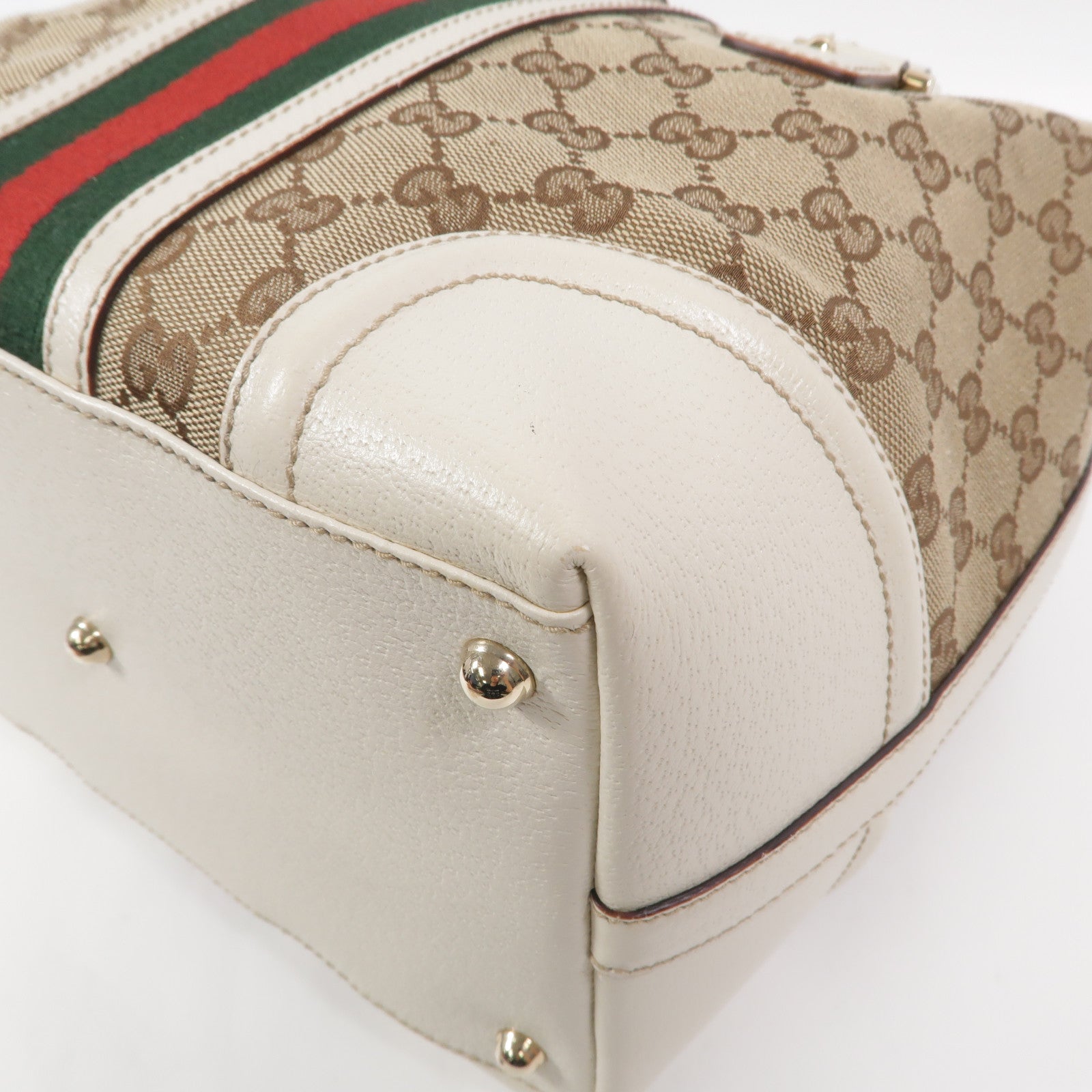 GUCCI 帆布GG Treasure Boston手挽袋