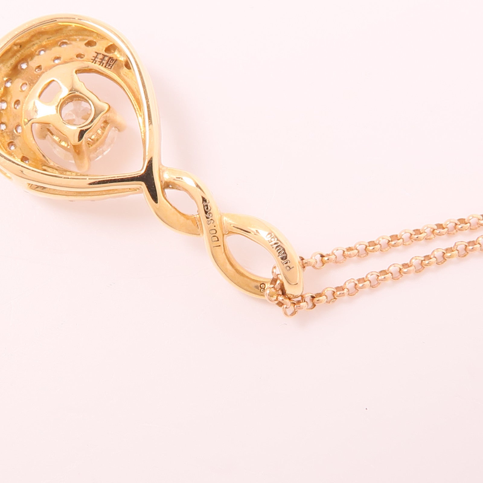 JEWELRY 【激減優惠】18K玫瑰金Diamond Necklace鑽石項鍊