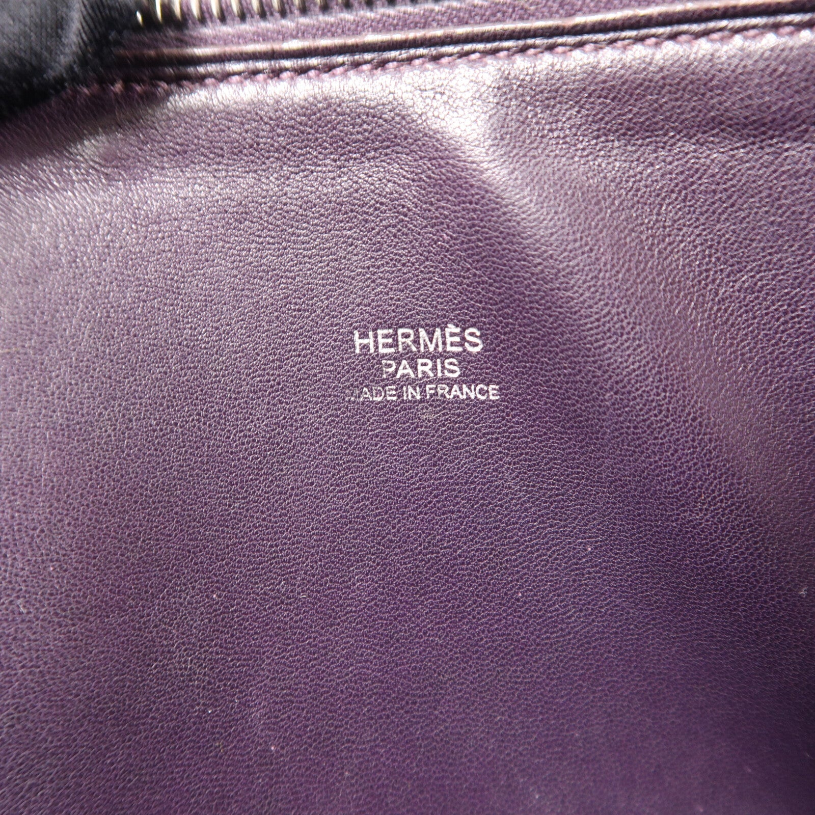 HERMES Clemence皮革Bolide 37手挽袋