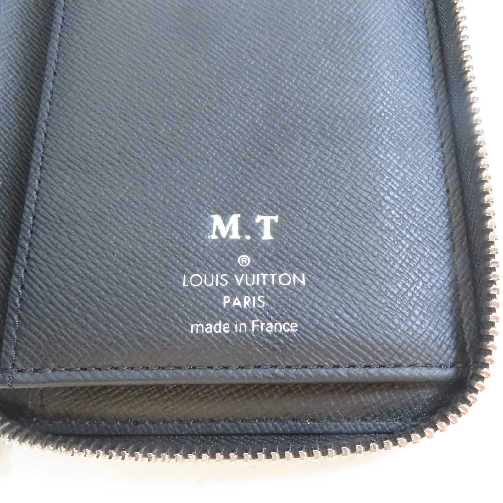 LOUIS VUITTON Damier Graphite Zippy Wallet Vertical銀扣長錢包黑色