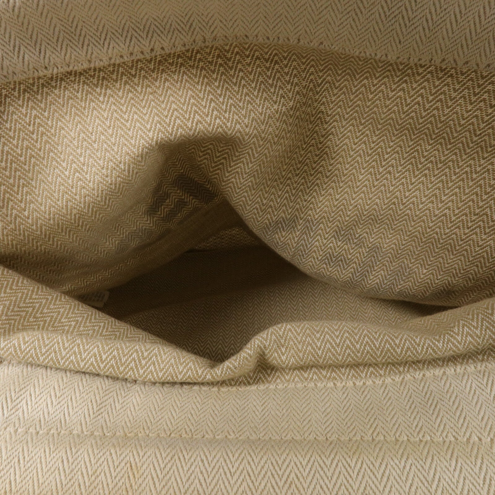 HERMES 帆布/Barenia皮革Aline手挽袋Beige