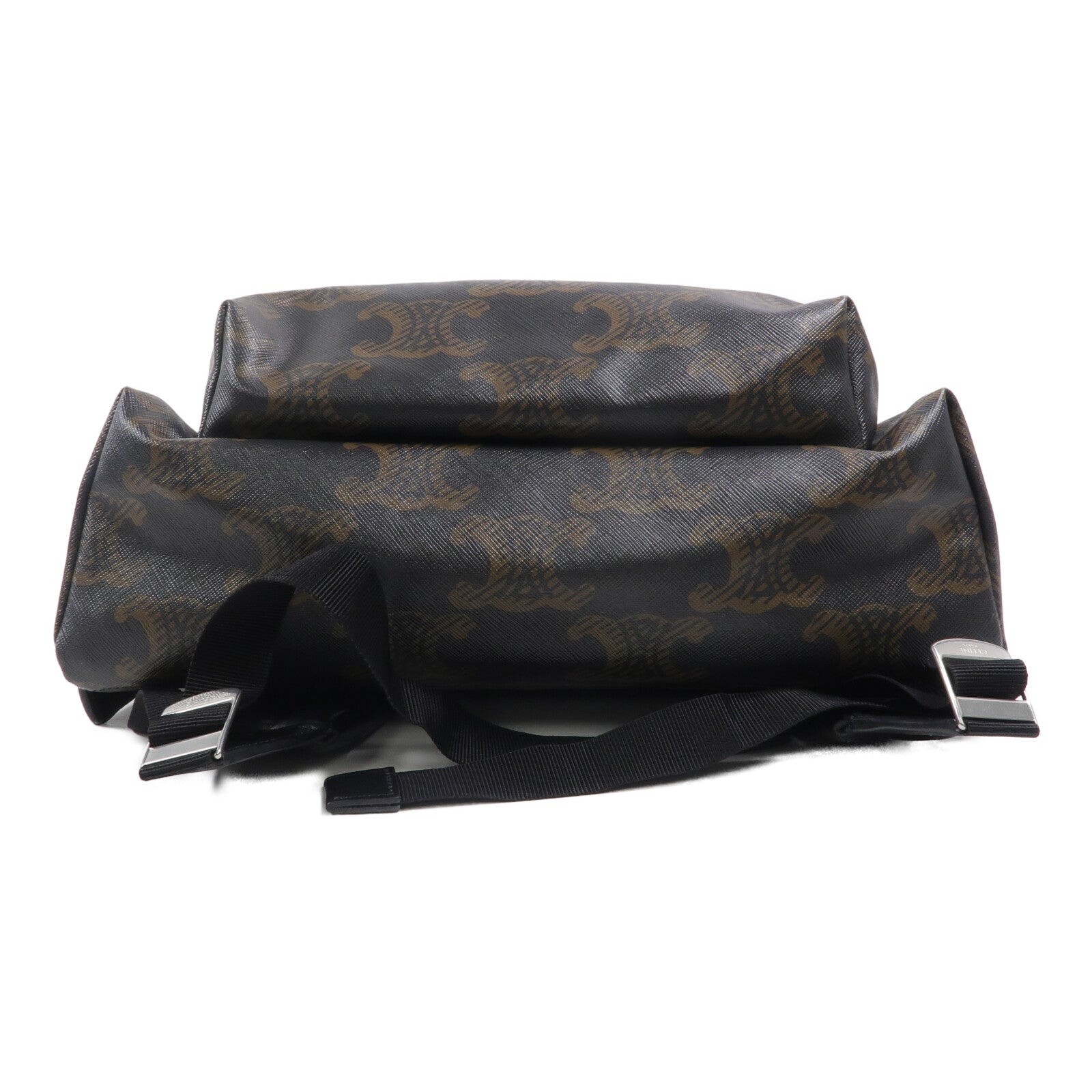 CELINE 塗層帆布Triomphe Backpack背包