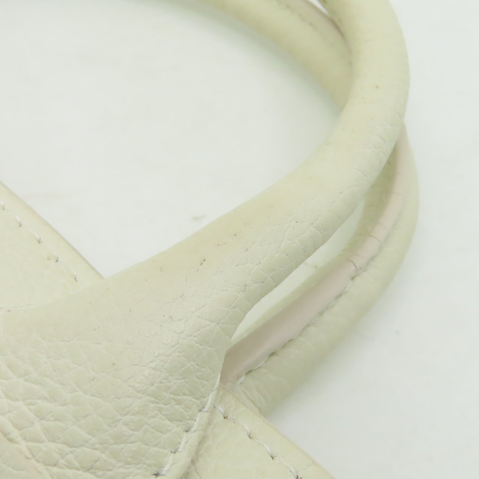 Furla 牛皮皮革Shoulder Bag金扣手挽肩背兩用袋白色
