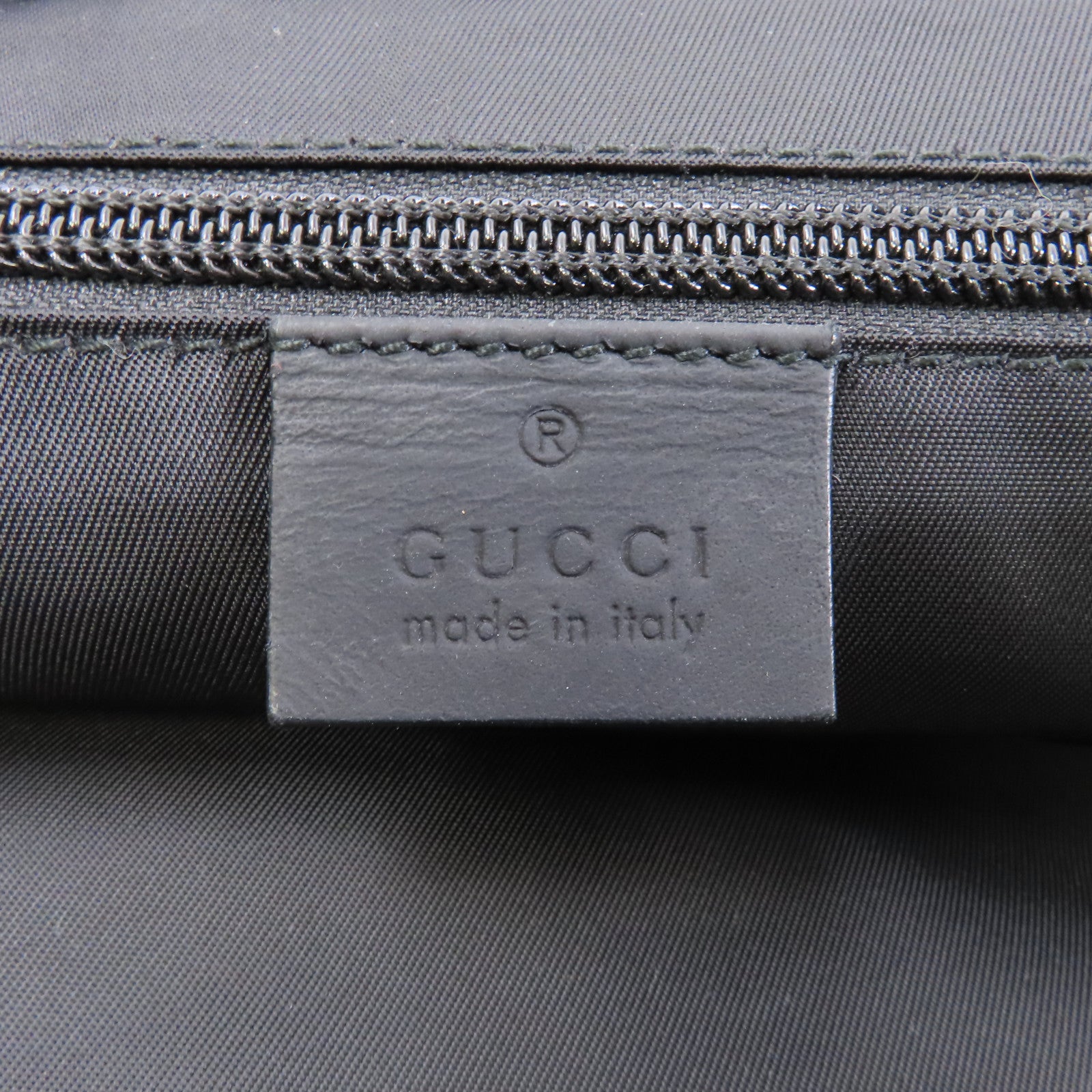 GUCCI 【激減優惠】牛皮皮革Shoulder Tote銀扣肩背袋/手挽袋黑色