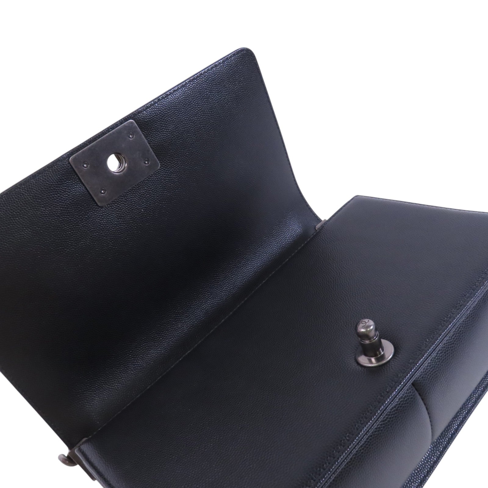 CHANEL 牛皮皮革Boy Chanel 25金扣鏈帶肩背袋