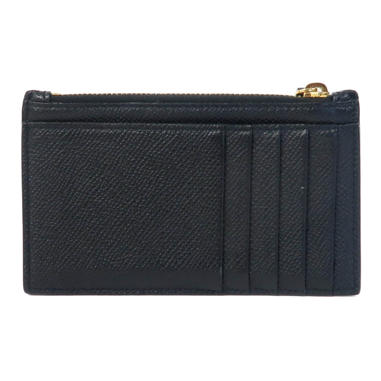 BALENCIAGA 牛皮皮革Card Case金扣卡片套黑色