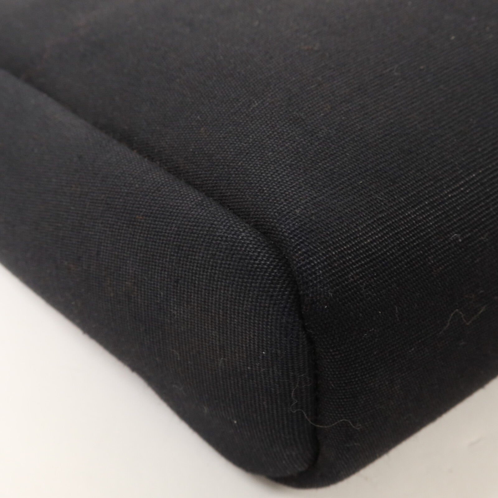 HERMES 帆布Vintage Herbag Mini肩背袋Noir