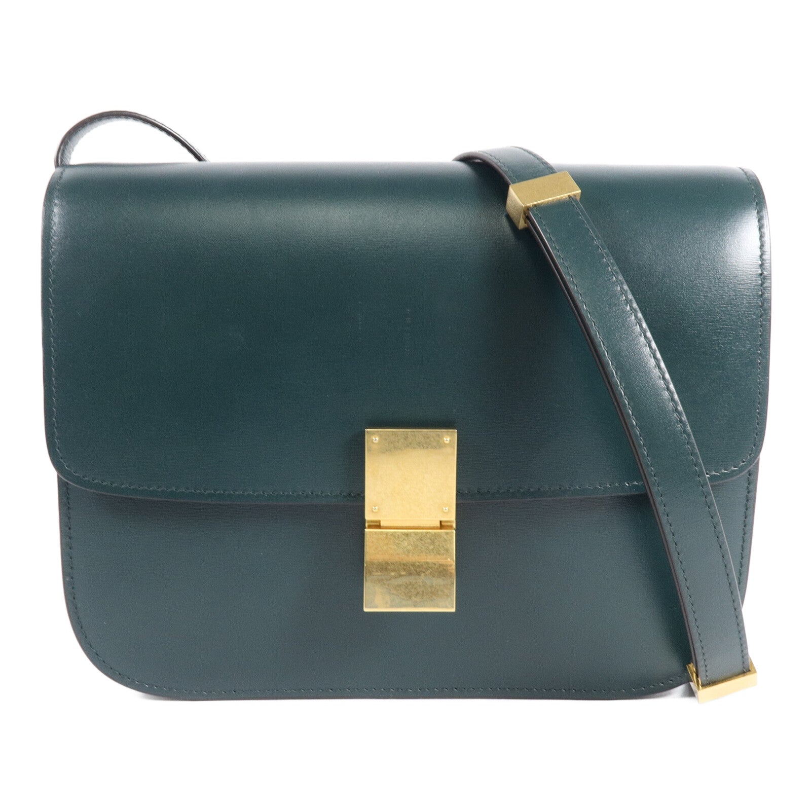 CELINE 牛皮皮革Classic Box肩背袋