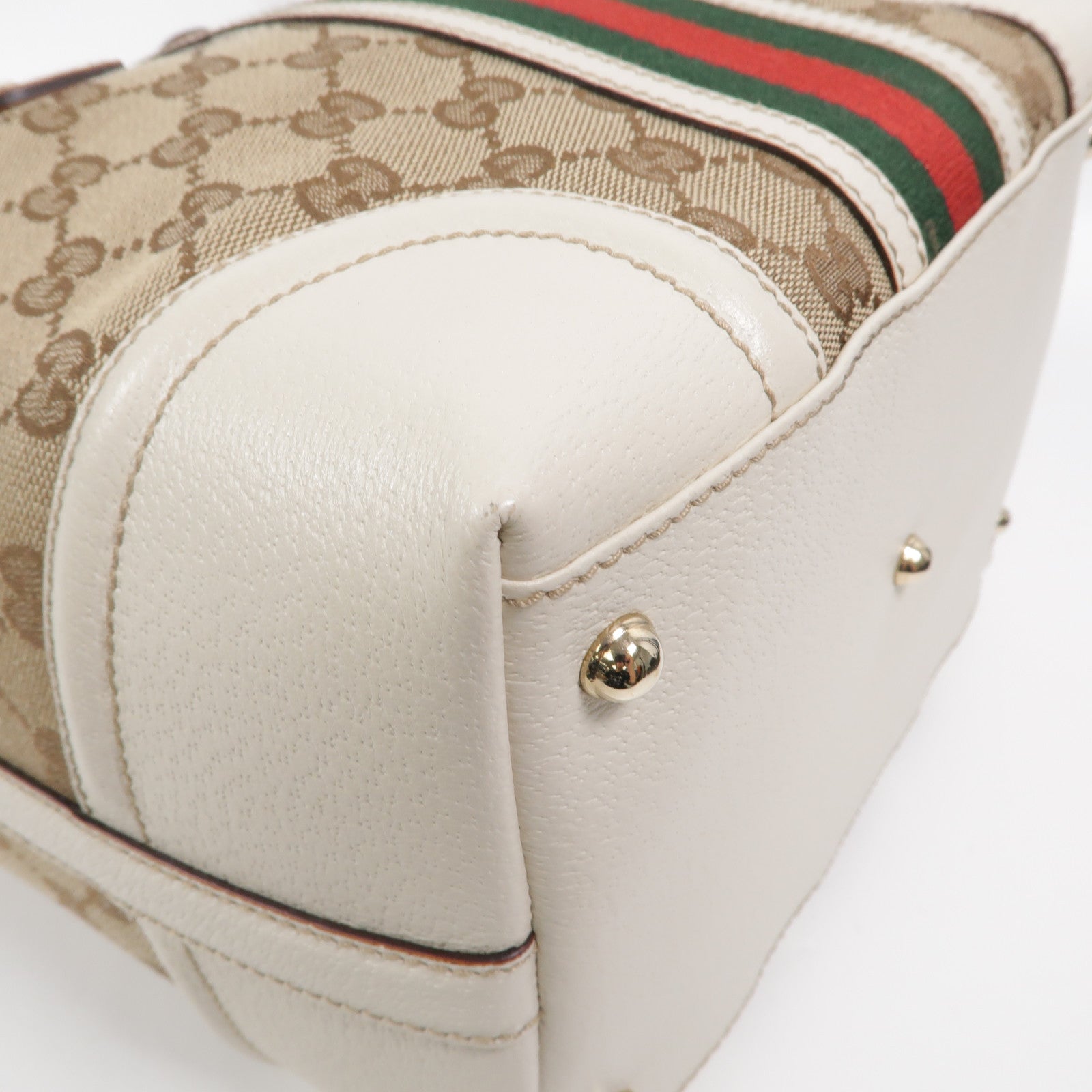 GUCCI 帆布GG Treasure Boston手挽袋