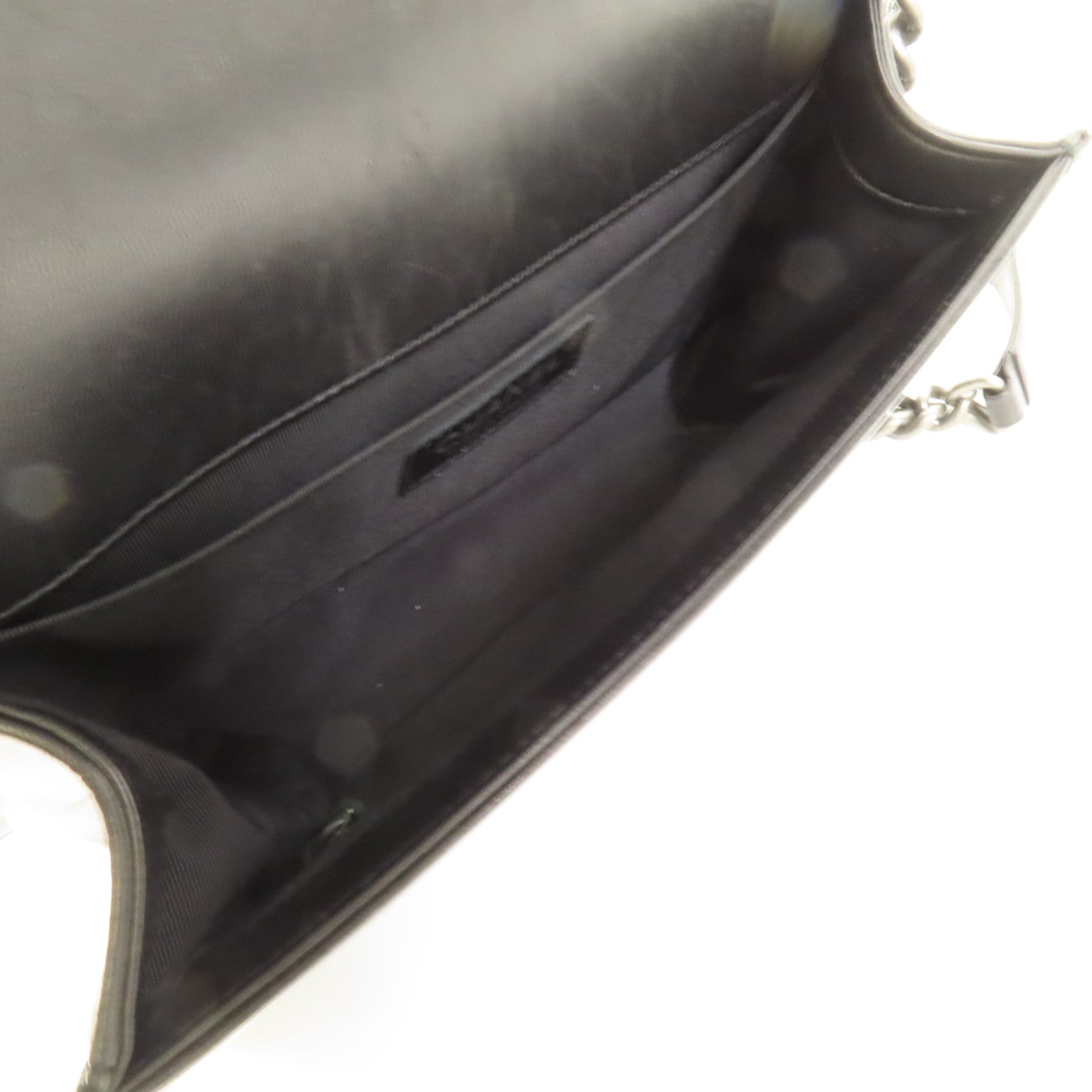 CHANEL 牛皮皮革Boy 25鏈帶肩背袋