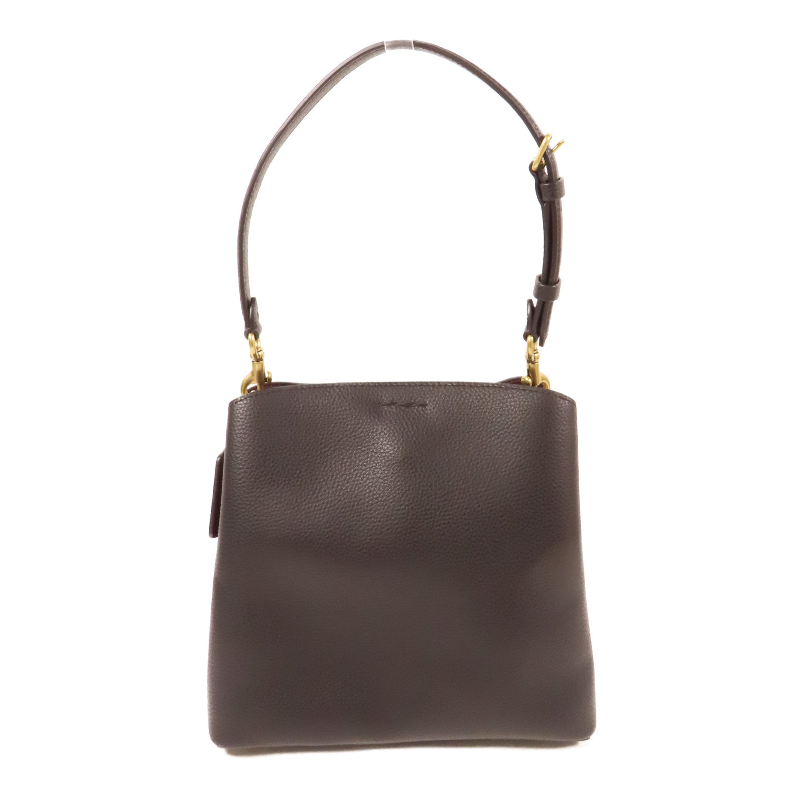 COACH 牛皮皮革Willow Bucket金扣手挽肩背兩用袋