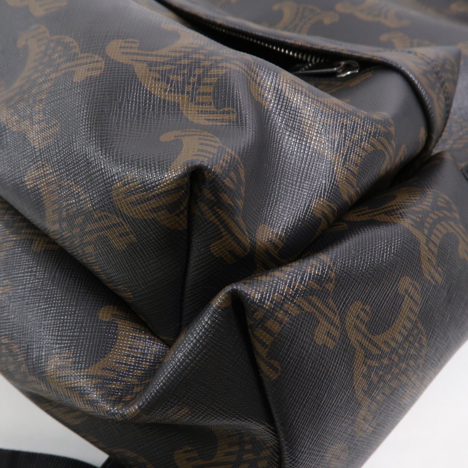 CELINE 塗層帆布Triomphe Backpack背包