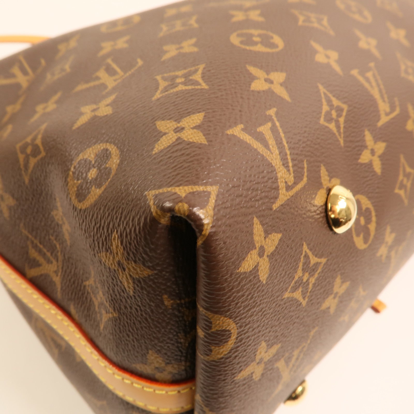 LOUIS VUITTON Monogram Carry All MM金扣肩背袋