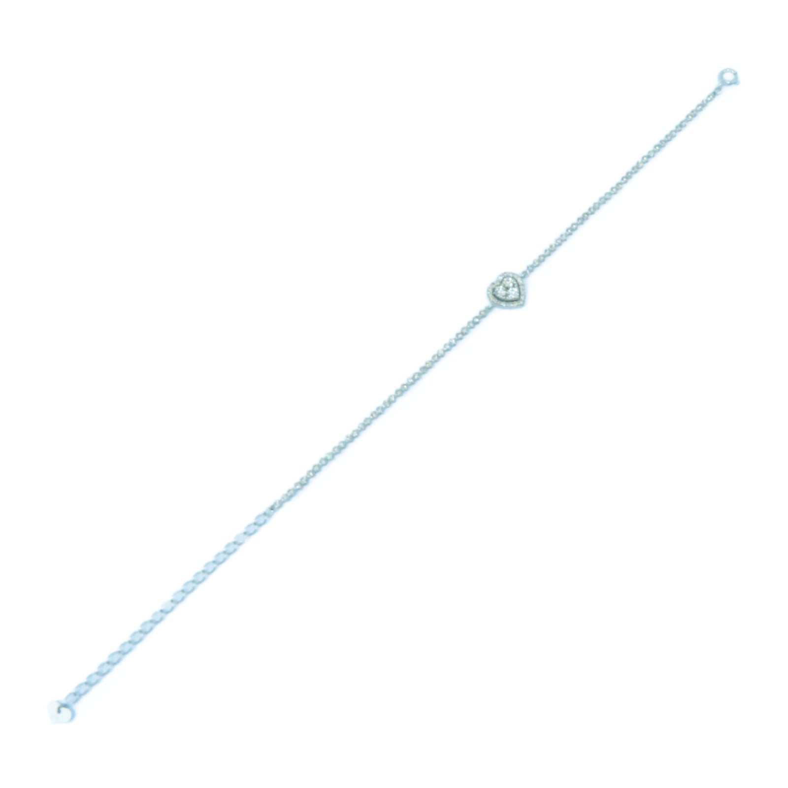 JEWELRY **【激減優惠】18K白金Bracelet0.73ct鑽石手鏈銀色
