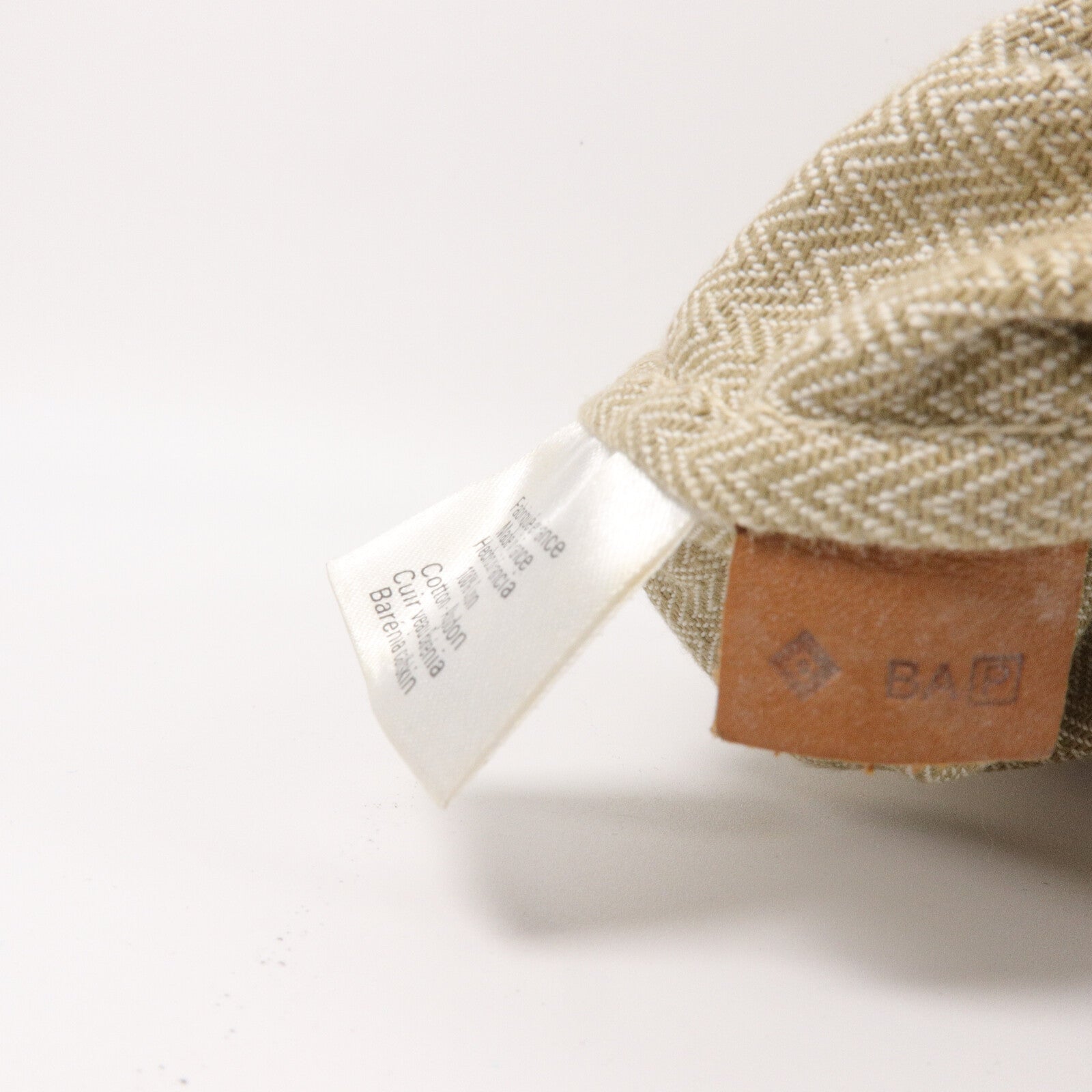 HERMES 帆布/Barenia皮革Aline手挽袋Beige
