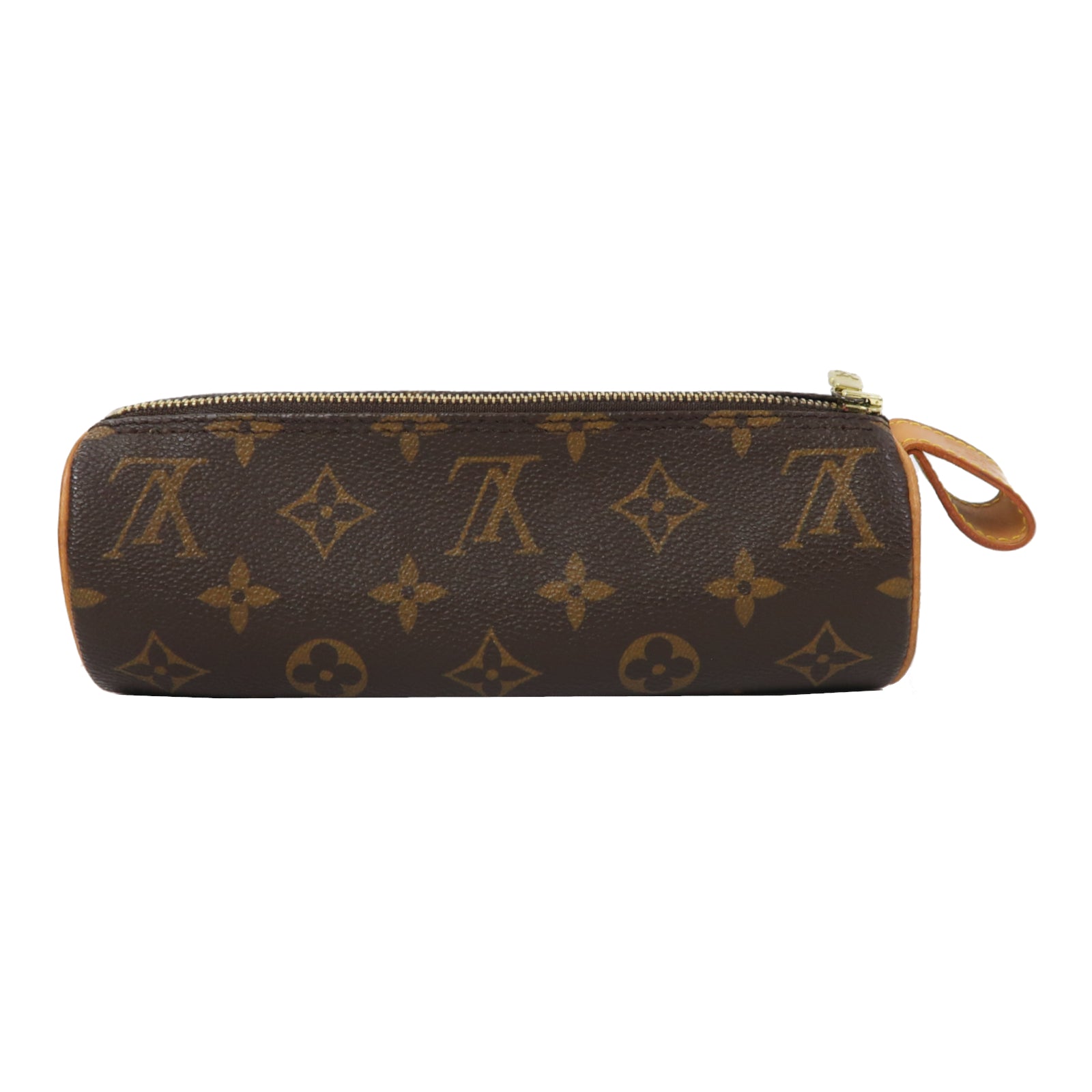 LOUIS VUITTON Monogram Pencil Case金扣筆袋啡色