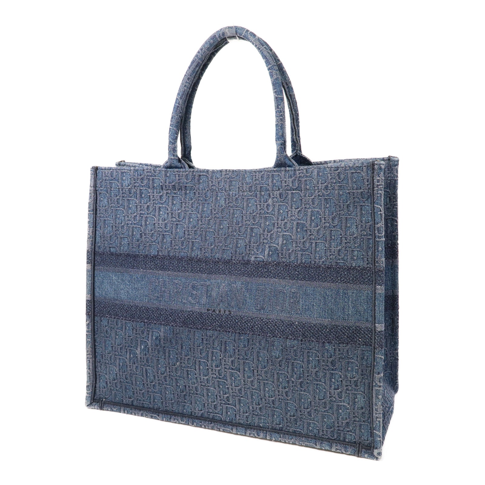 Dior 帆布Book Tote Large手挽袋藍色
