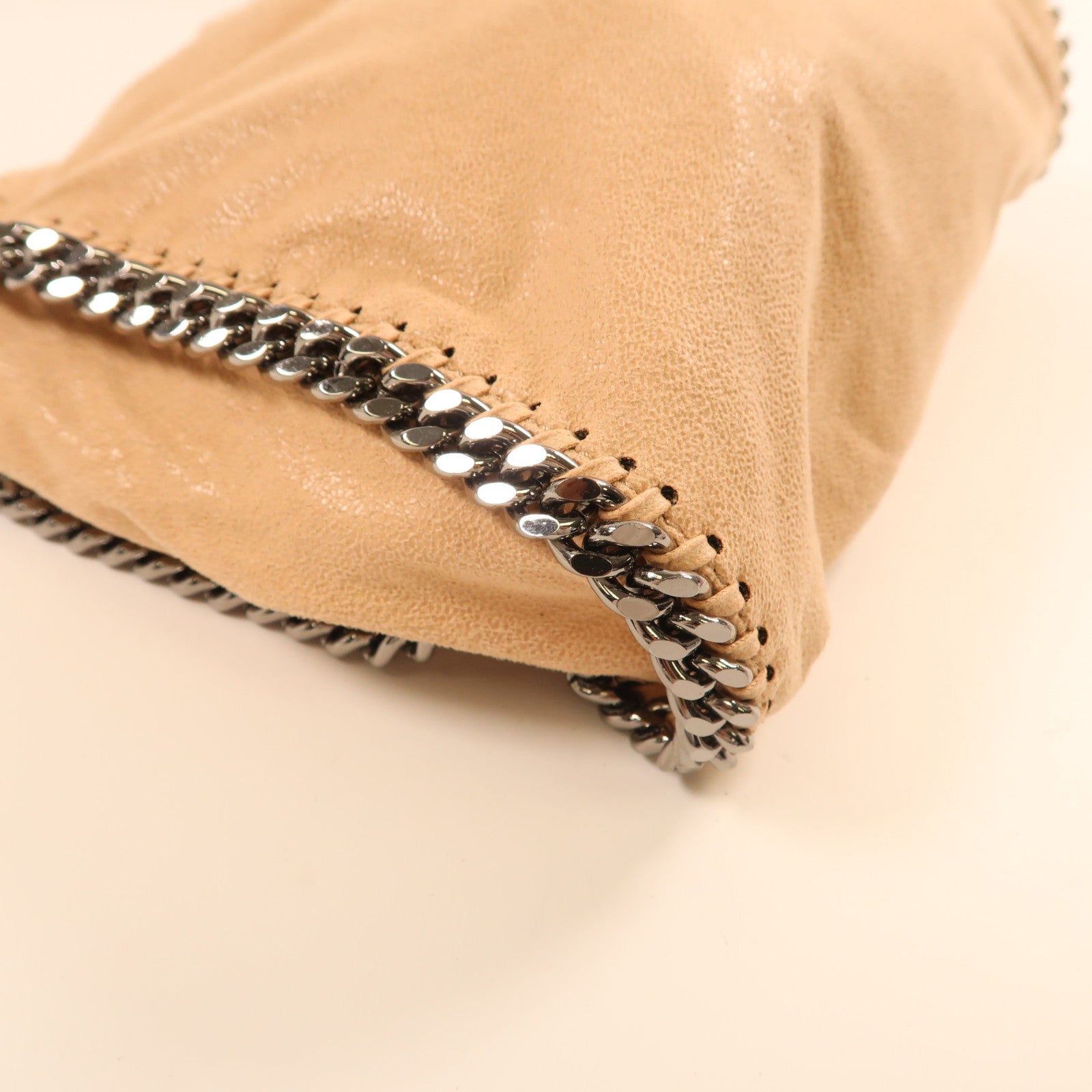 SELECTION Shaggy Deer Fabric Stella Mccartney銀扣鏈帶肩背袋粉紅色