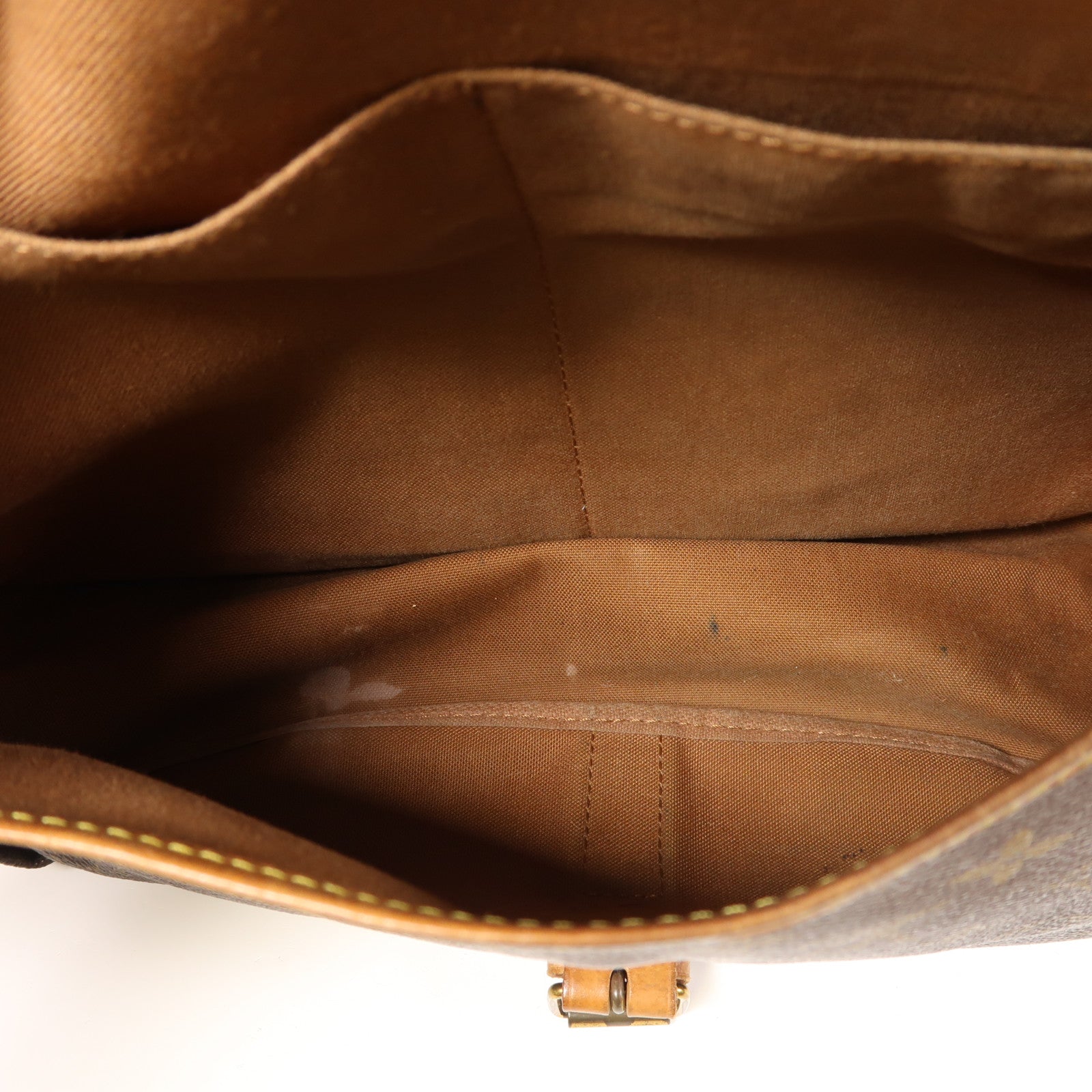 LOUIS VUITTON Monogram Saumur 35金扣肩背袋