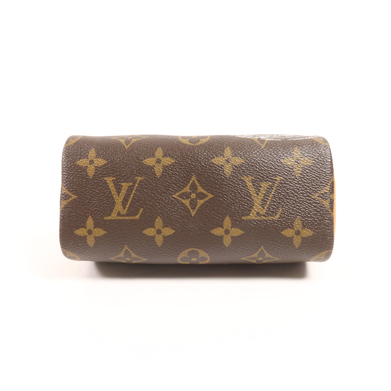 LOUIS VUITTON Monogram Vivienne Nano Speedy金扣手挽肩背兩用袋