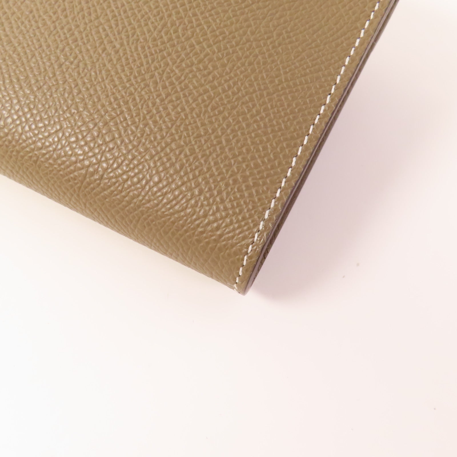 HERMES PHW Kelly To Go Shoulder Bag Epsom Leather Etoupe