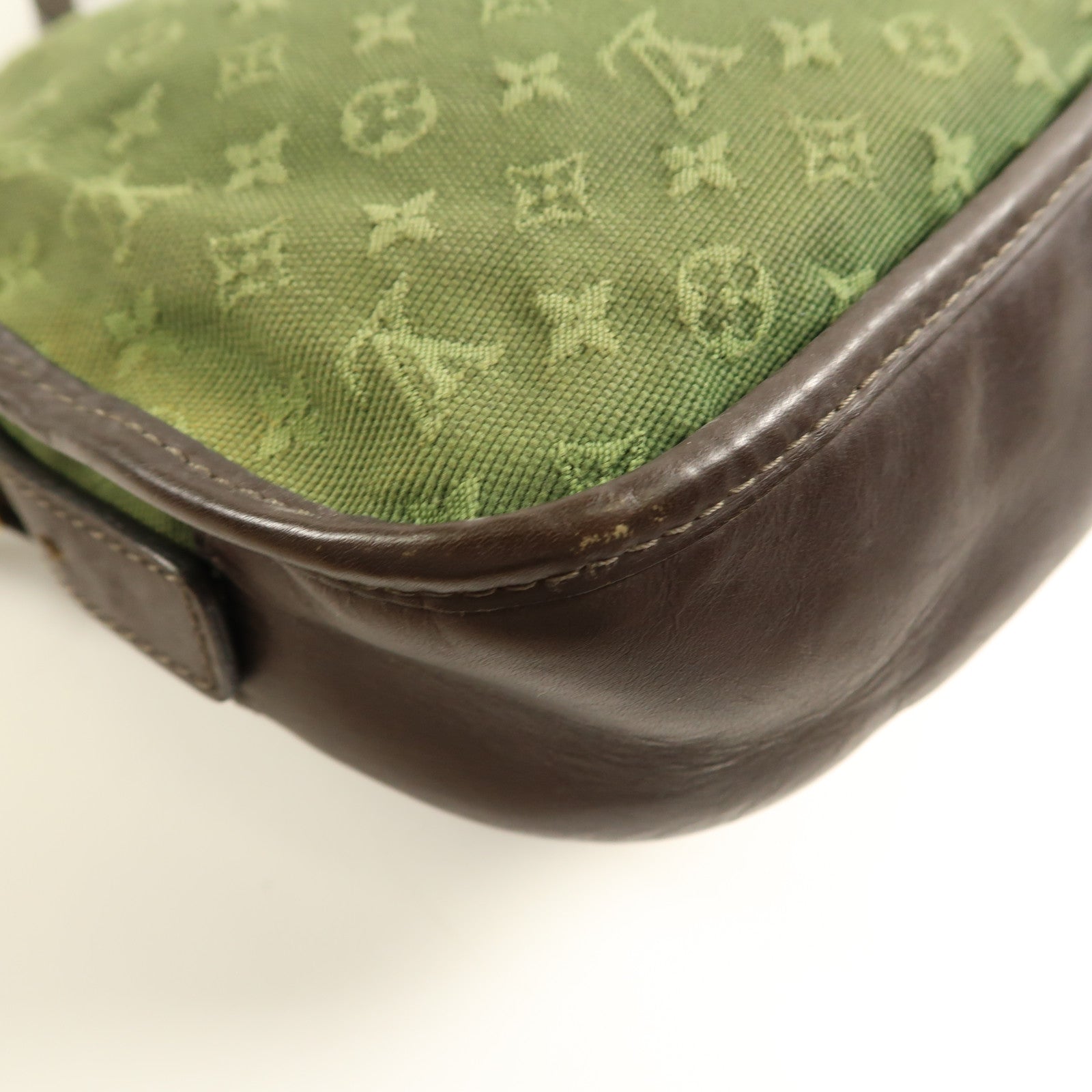 LOUIS VUITTON 帆布/皮革Mini Marjoly金扣肩背袋