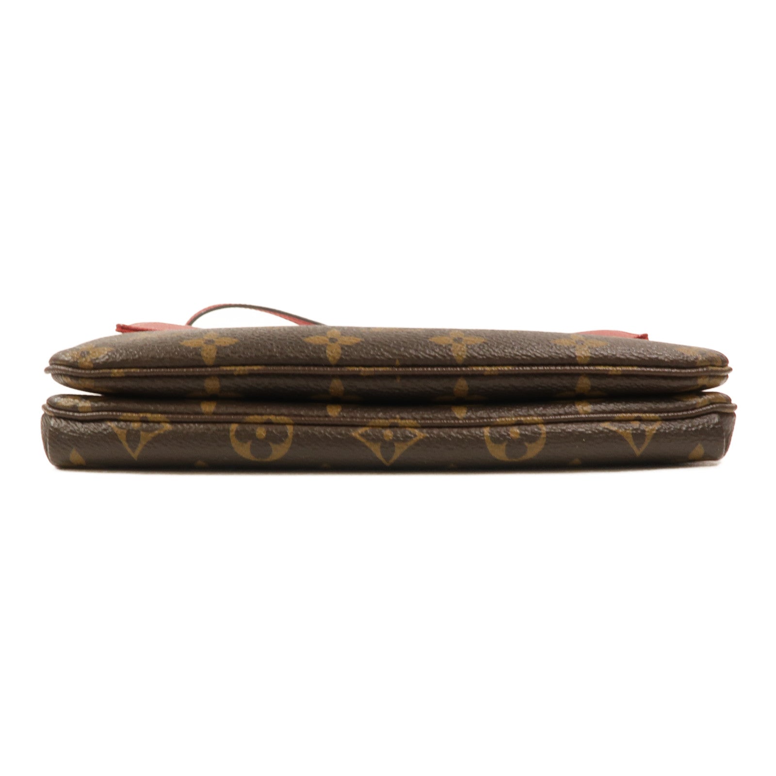 LOUIS VUITTON Monogram/牛皮皮革Twice肩背袋