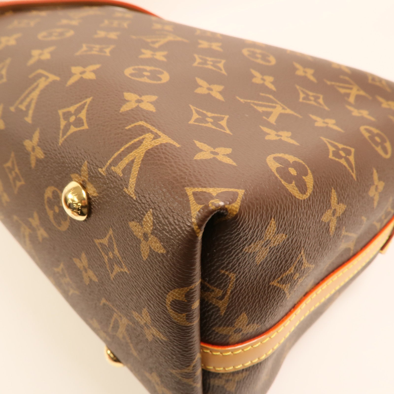 LOUIS VUITTON Monogram Carry All MM金扣肩背袋